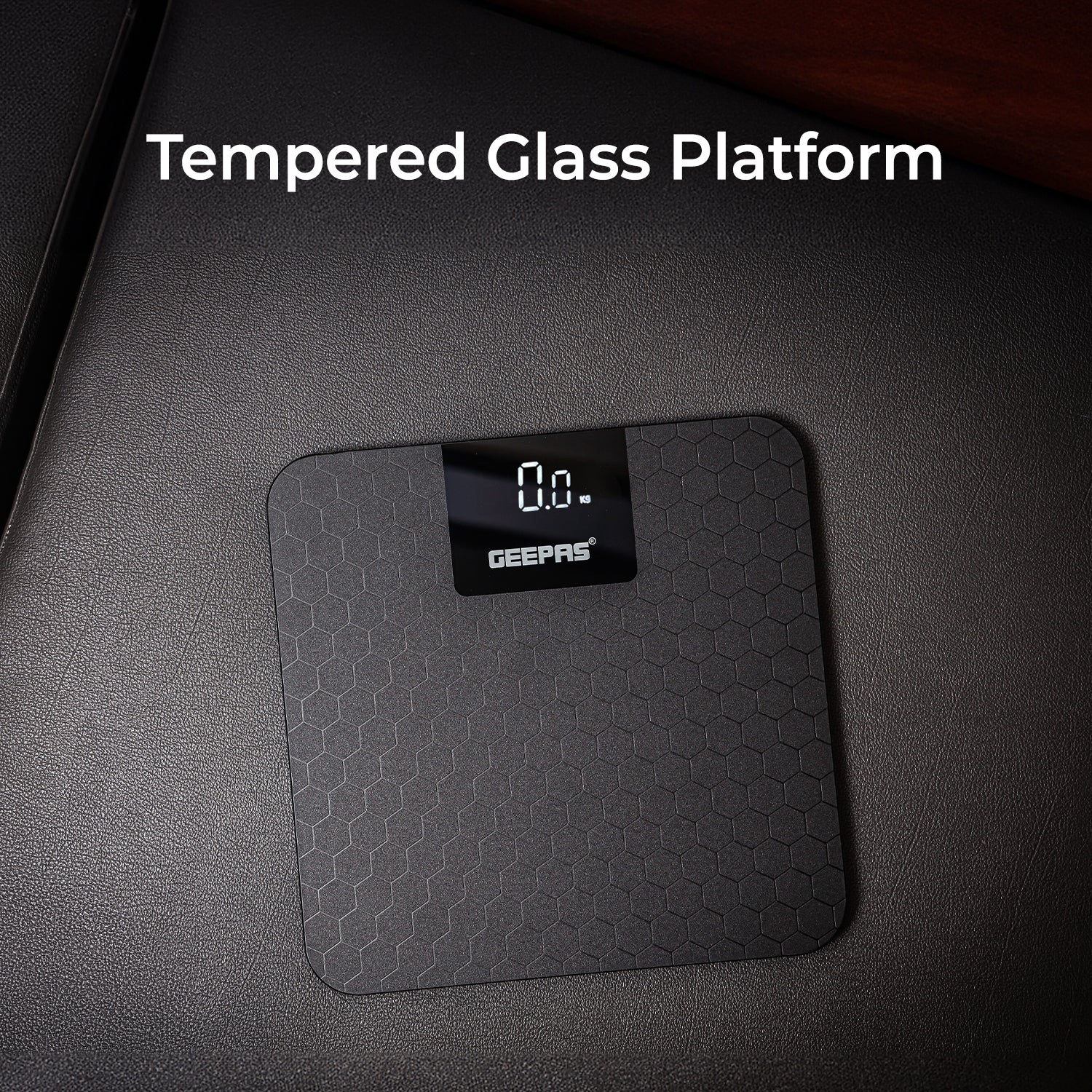 Geepas GBS46524UK Digital Body Scale | High Precision Sensor System | 180kg Capacity, Tempered Glass Top, ABS Base | Multi-Purpose Body Weighing Machine | 2 Year Warranty - Image 3