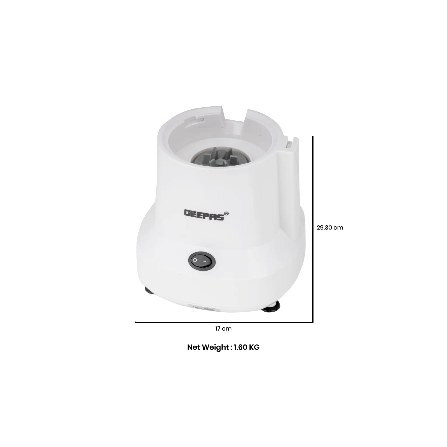 Geepas GCC6105 Food Processor | 450W |  Overheat Protection | Stainless Steel Bowl & Cutting Blade| Pulse Control | Grinder for Spices, Coffee Beans, Nuts & Dried Fruits - Image 6