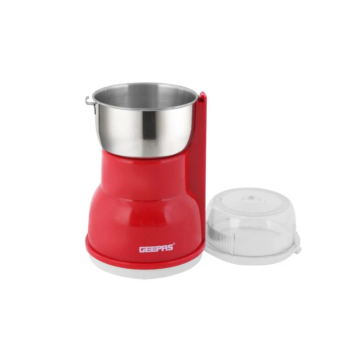 Geepas GCG5440 Coffee Grinder | 250W Motor with Overheat Protection| Strong Stainless Steel Cutting Blades| Unique Design | Ideal for Spices, Nuts, etc | 2 Years Warranty - Image 6
