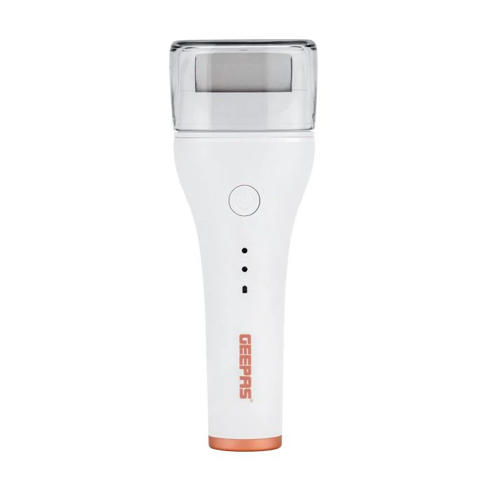 Geepas GCL57515 3-in-1 Callus Remover | 360° Rotating Design| 1500mAh Rechargeable Lithium Battery| 3 Grinding Heads| 2 Speed Settings| IPX6 Waterproof| USB Charging - Image 5