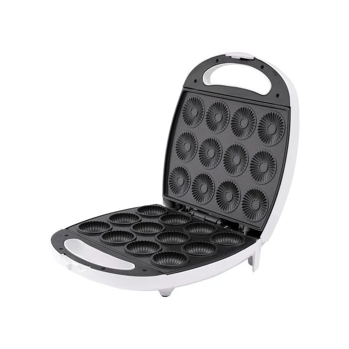 Geepas GCM3762 Mini Cake Maker | 2-in-1 Pie & Cake Maker with 12 Cup Capacity | 1400W Powerful Heating | Non-Stick Baking Plates | Ready Light Indicators| 2-Year Warranty - Image 3
