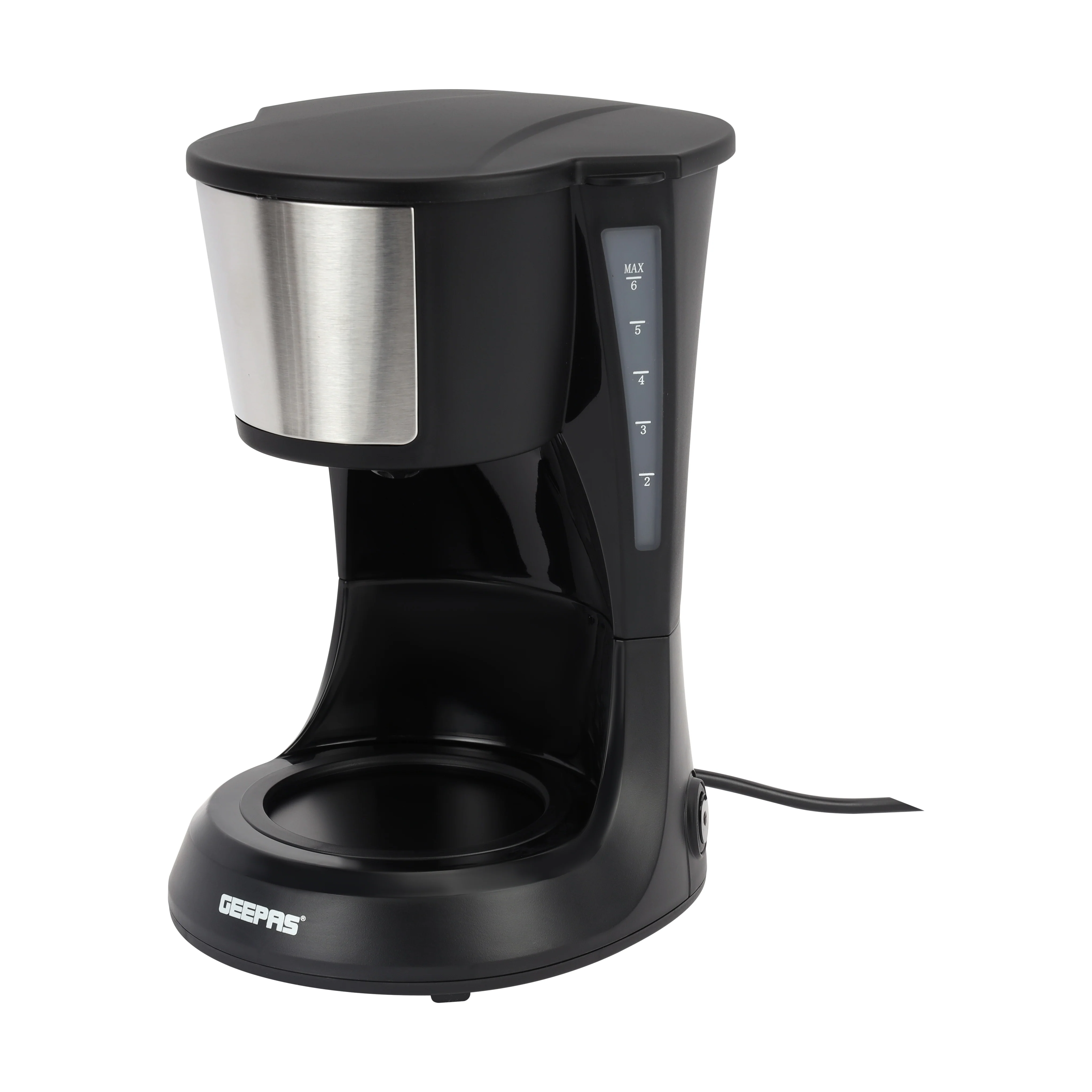 Geepas GCM41527 Coffee Maker | Glass Jar | Anti-Drip Function| Fast Brew Technology| Water Level Window | Reusable Nylon Filter | Durable Design for Home and Office - Image 5