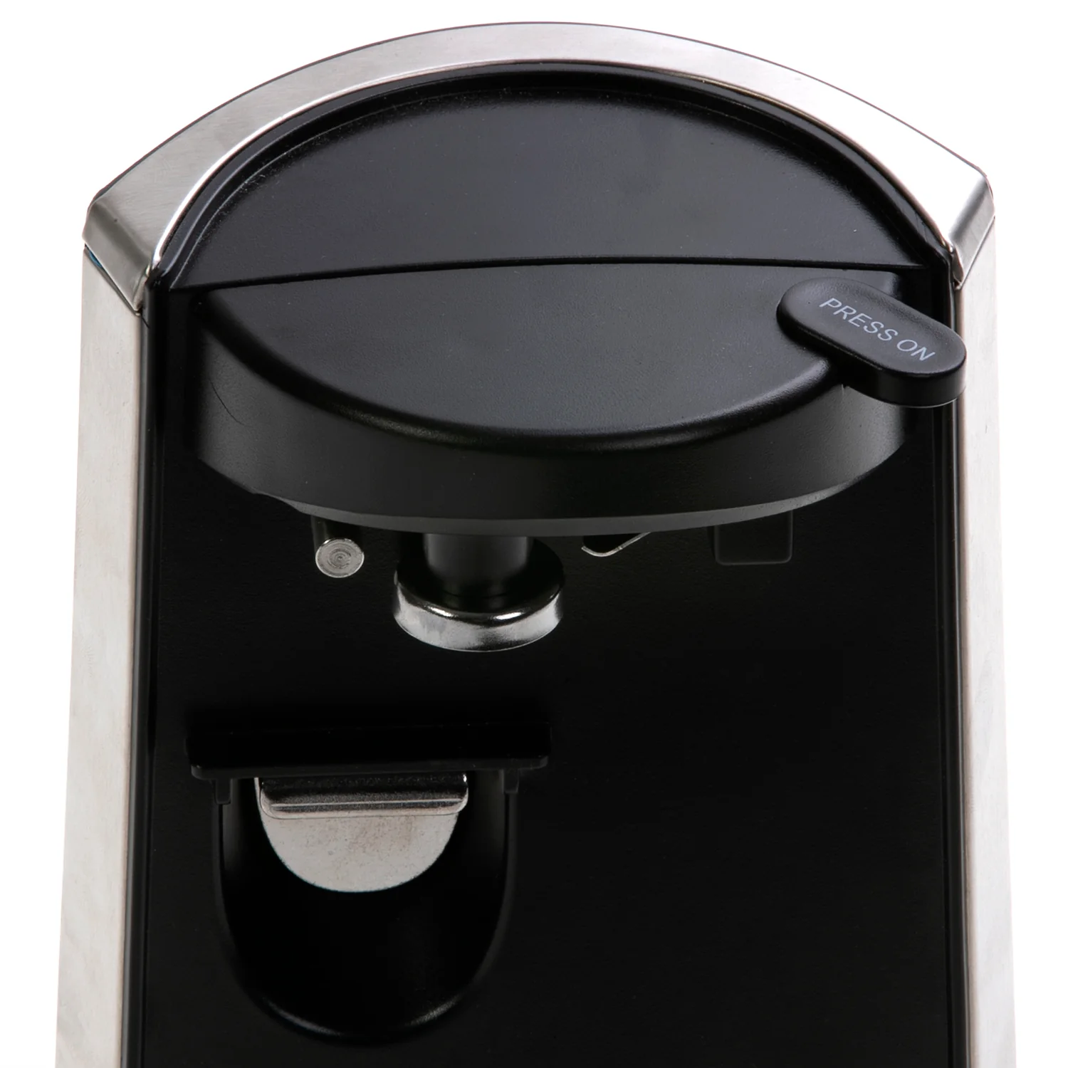 Geepas GCO63023UK Electric Can Opener | 3-in-1 Functionality for Opening Cans| Opening Bottles & Sharpening Knives| Durable Stainless Steel Detail|  Hands-Free Design - Image 4