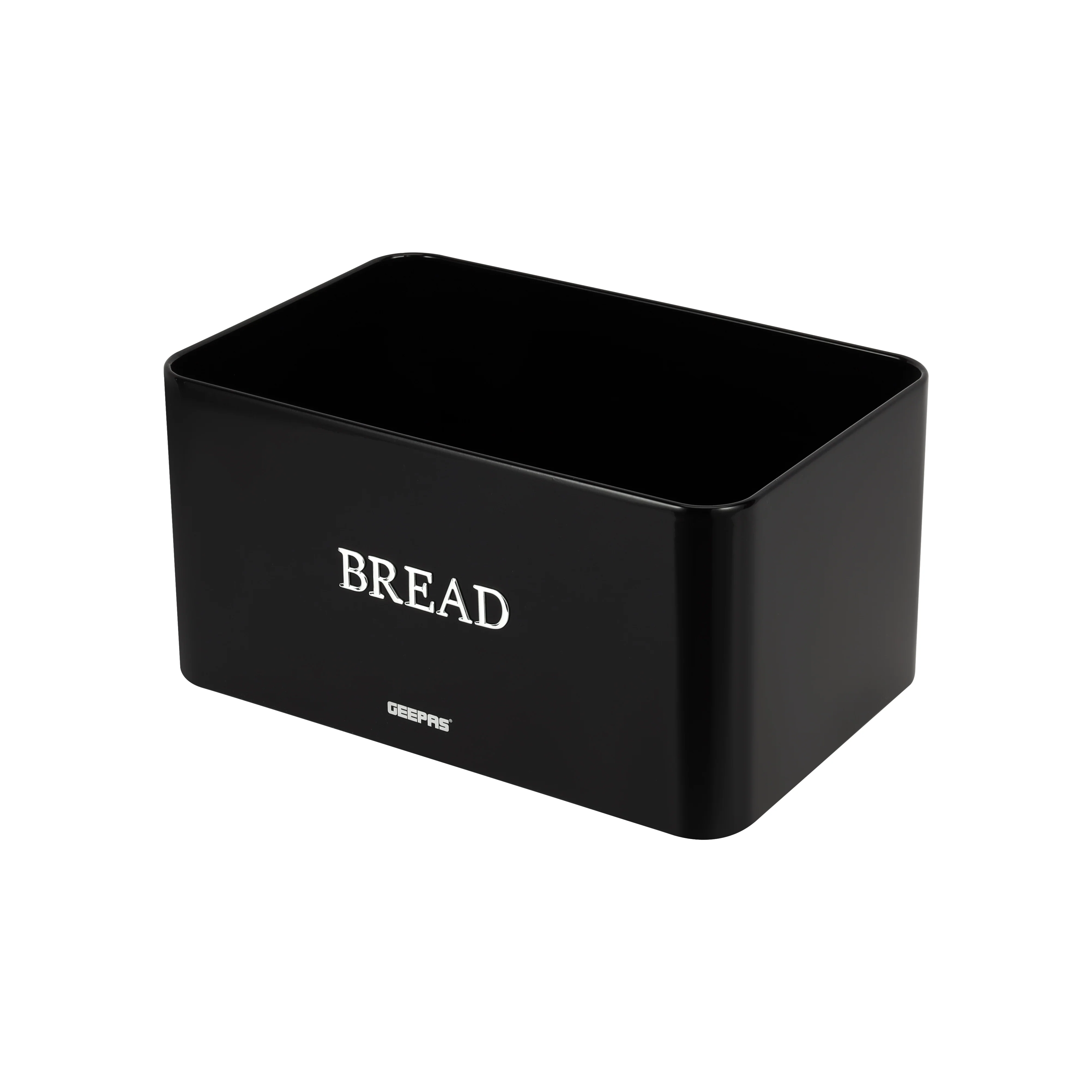 Geepas GCS63081UK-BK 13L Bread Bin | Carbon Steel Retro Kitchen Bread Box with Secure Lid | Large Capacity Countertop Storage Container|  Rust-Resistant & Easy to Clean - Image 4