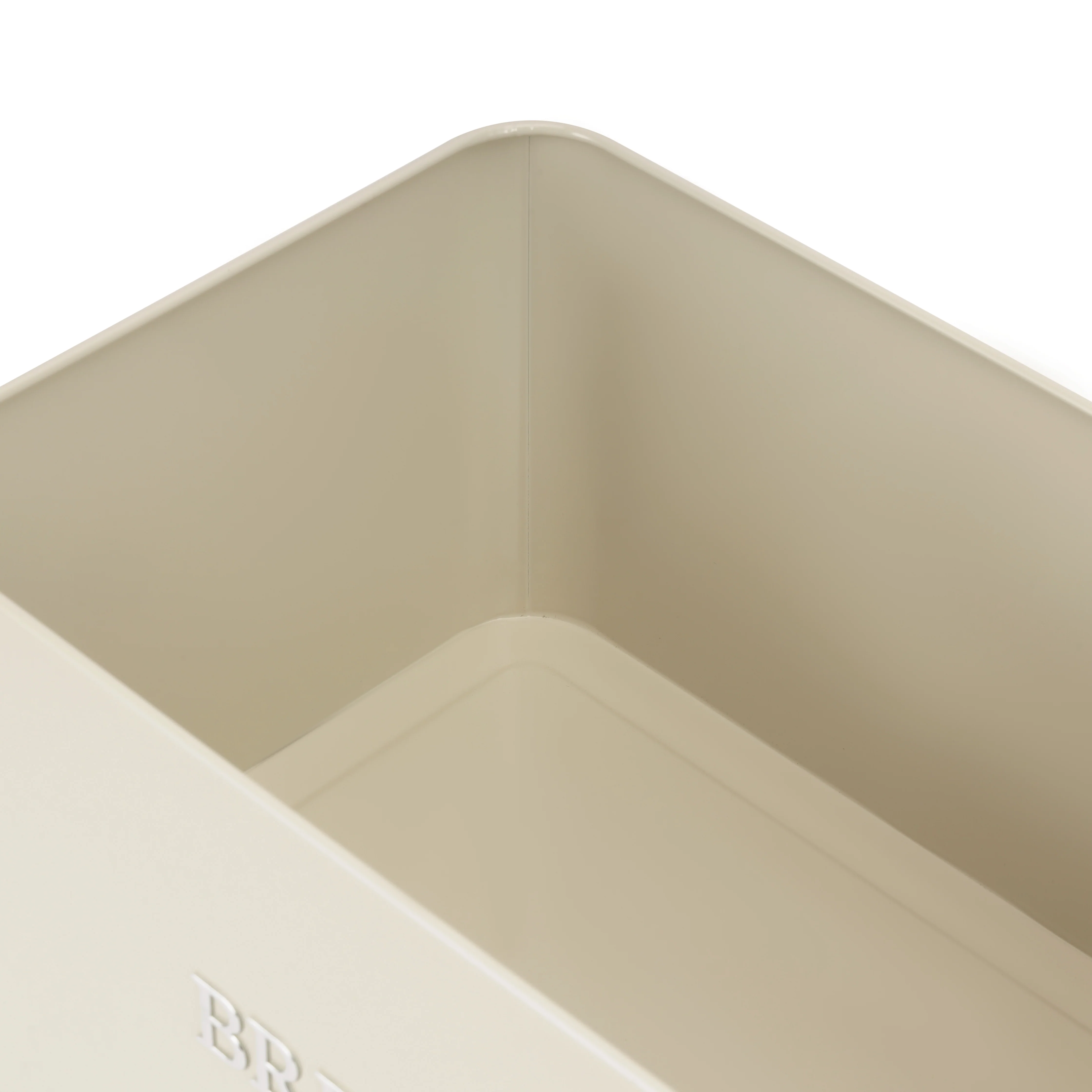 Geepas GCS63081UK-CR 13L Bread Bin | Carbon Steel Kitchen Bread Box with Secure Lid | Cream Retro Storage Container | Durable Rust-Resistant Body | Easy to Clean Design - Image 5