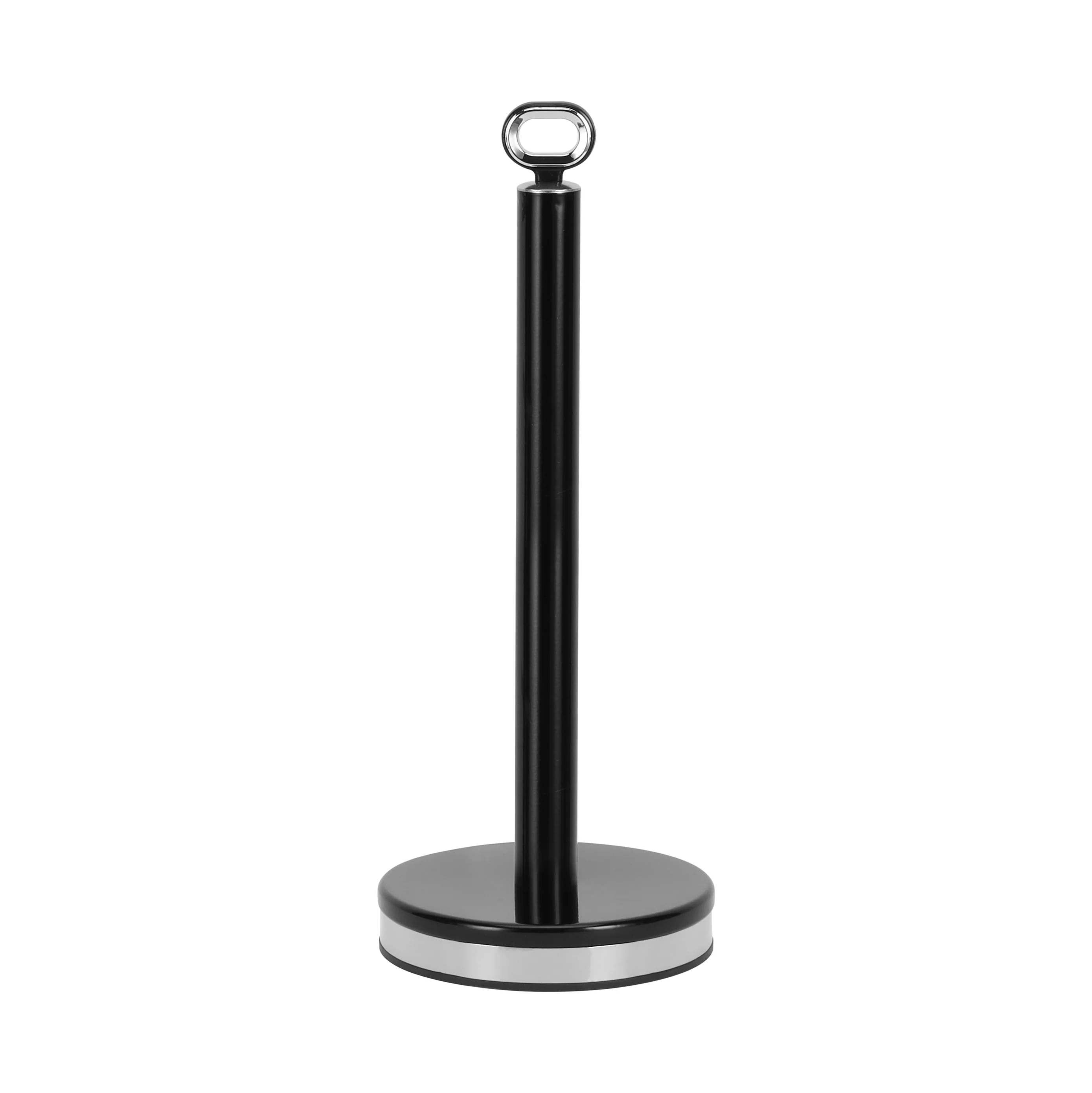 Geepas GCS63083UK-BK Mug Tree and Towel Pole | Carbon Steel Free-Standing Mug Holder & Kitchen Roll Stand | Non-Slip Base| Rust-Resistant Design for Modern Kitchens - Image 3