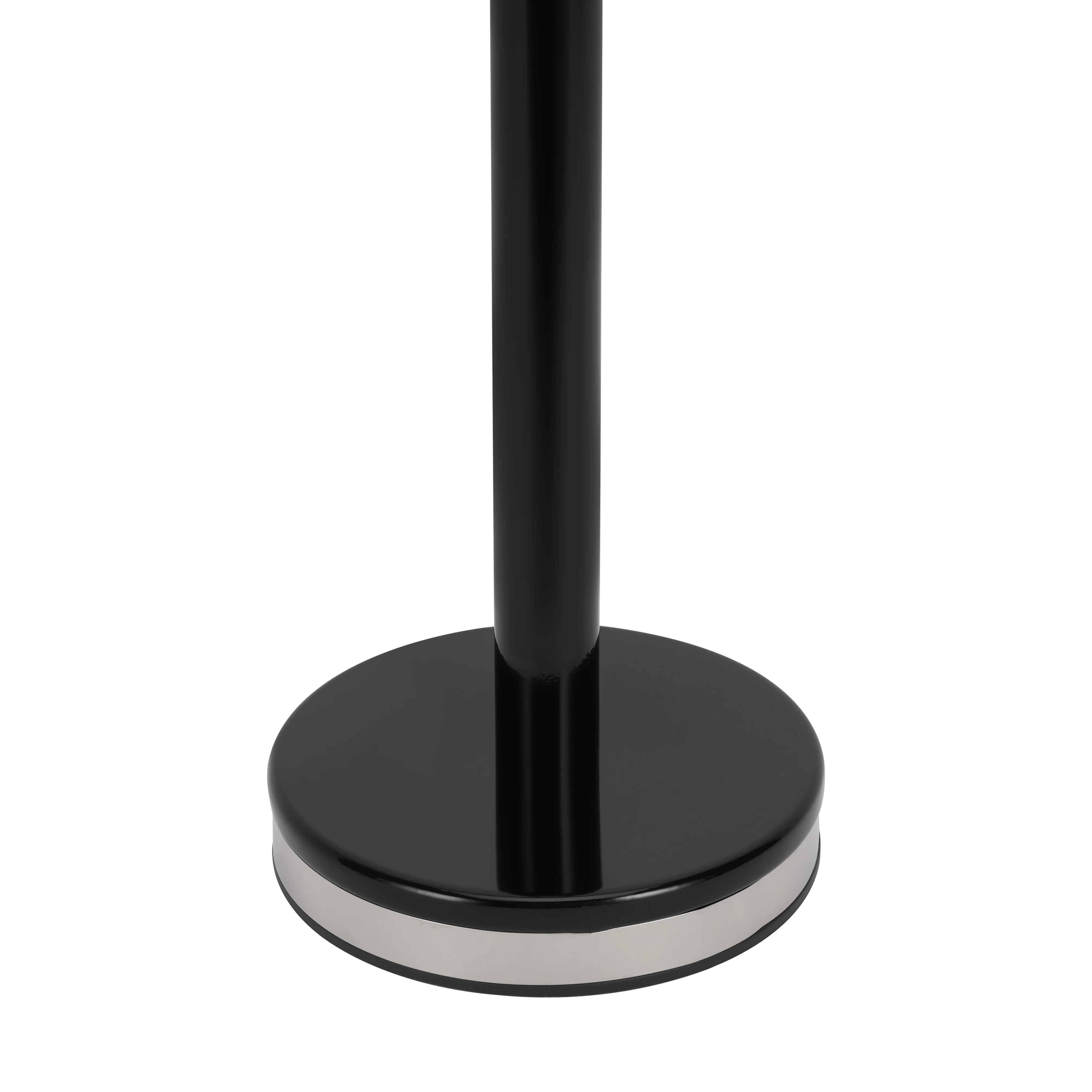 Geepas GCS63083UK-BK Mug Tree and Towel Pole | Carbon Steel Free-Standing Mug Holder & Kitchen Roll Stand | Non-Slip Base| Rust-Resistant Design for Modern Kitchens - Image 5