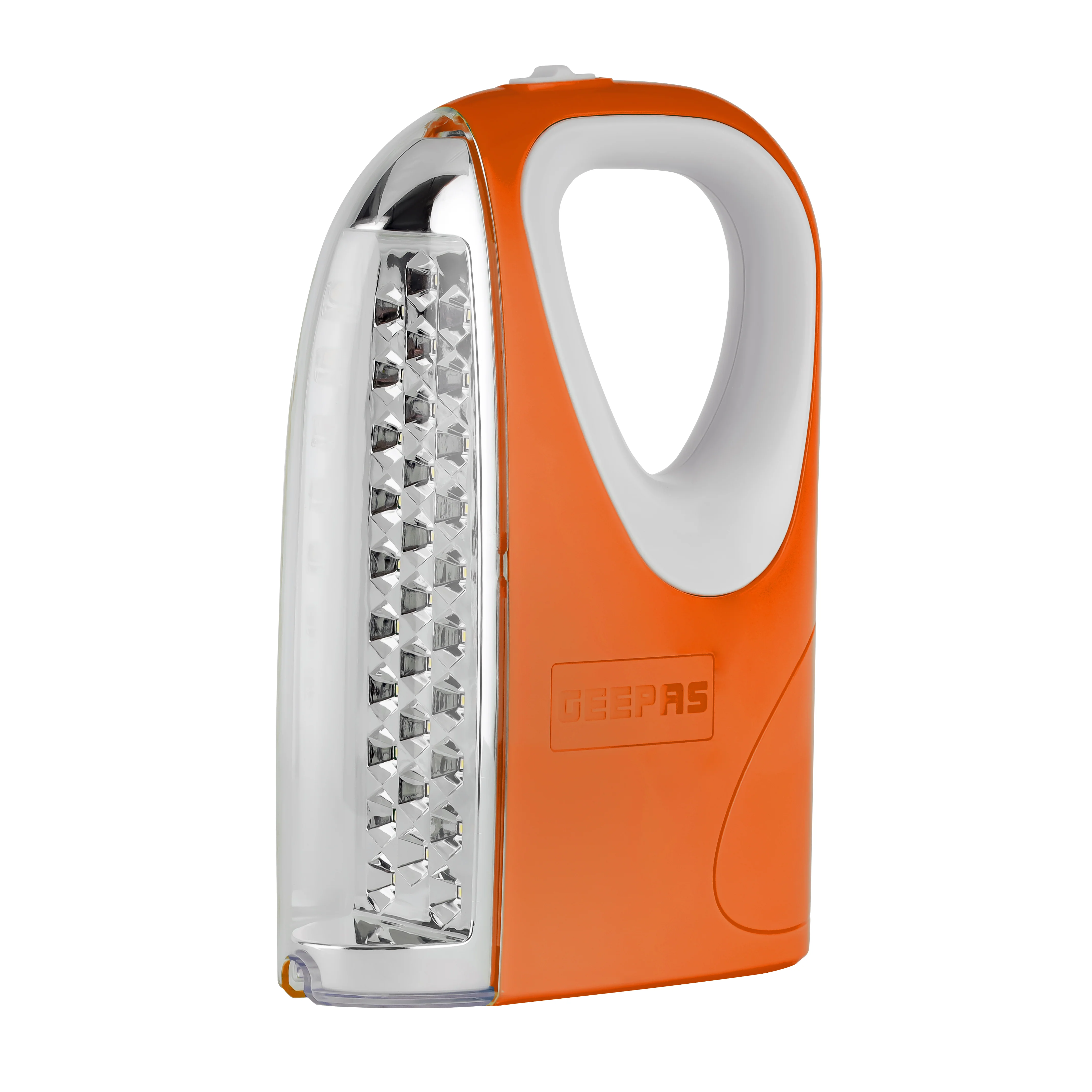 Geepas Rechargeable Emergency Lantern GE51045 | 30 SMD LEDs, 5H Backup, Solar DC Input | Portable, Lightweight with Handle | Ideal for Indoor & Outdoor,  2Year Warranty - Image 2