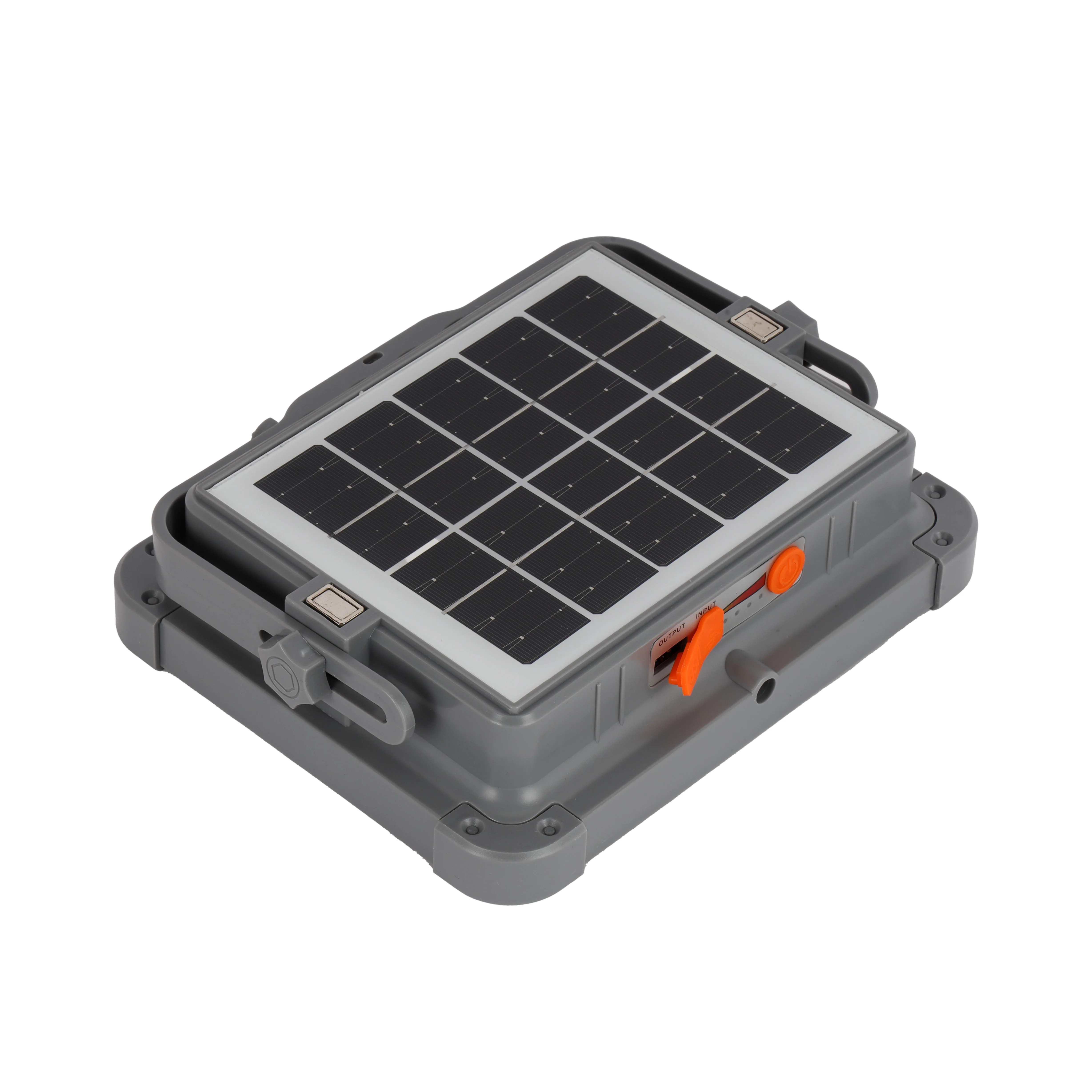 Geepas GE51069 Rechargeable Solar Light | 90 SMD LEDs | Dual USB & Solar Charging| 4800mAh Battery| IP66 Waterproof Design & Multi-Mode Bright Lighting for Outdoor Use - Image 4