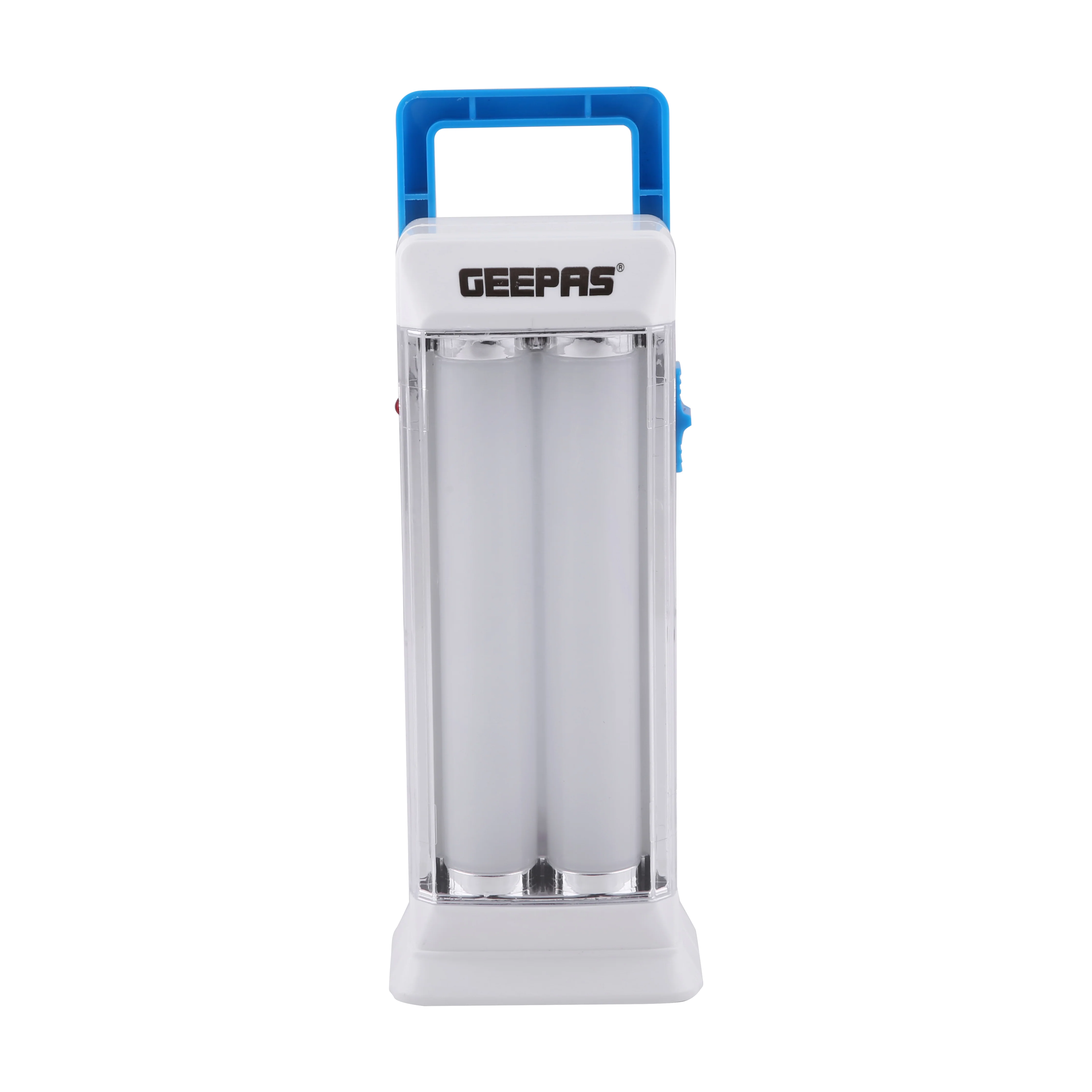 Geepas GE53013 Rechargeable Emergency Lantern |18 SMD LEDs| 4V 1200mAh Lead-Acid Battery|4 Hours Runtime| Dual-Tube Bright Light| DC 5V Input| Reliable Emergency Lighting - Image 3