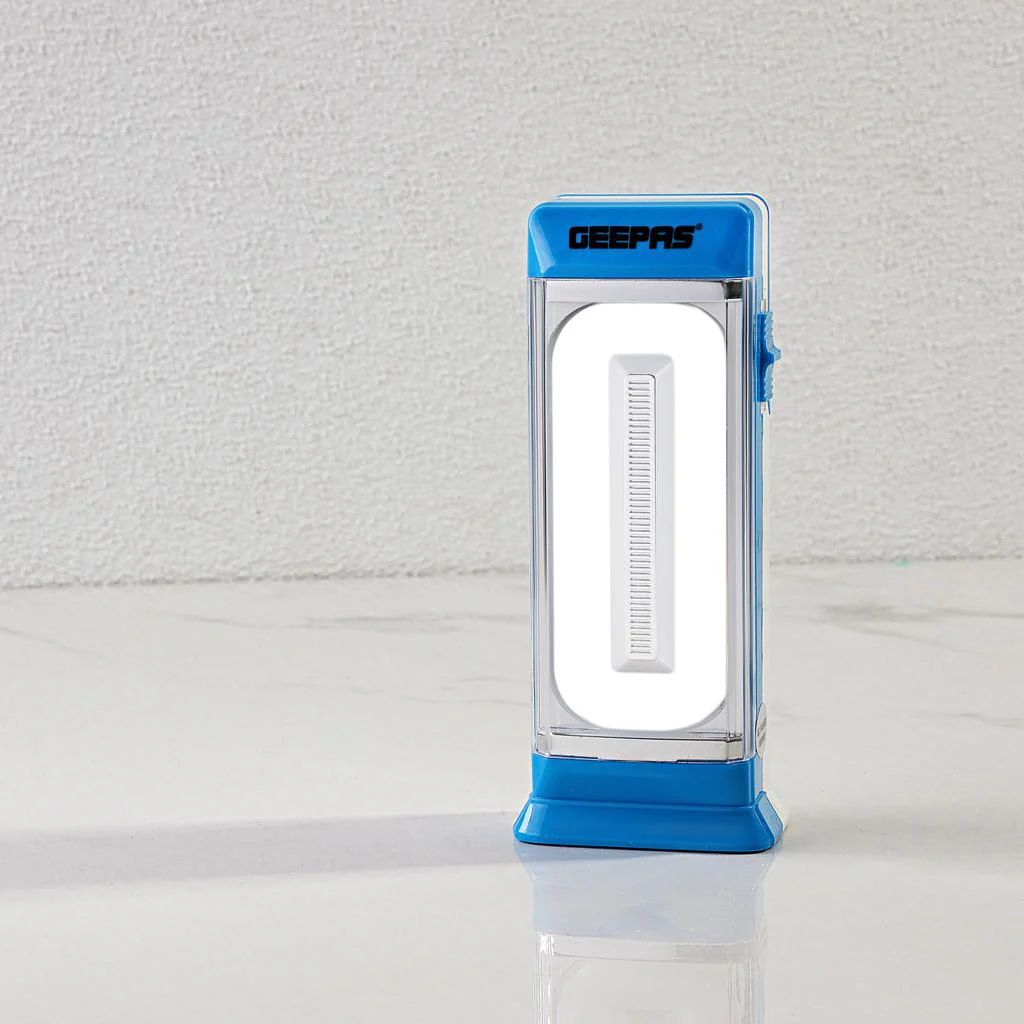 Geepas GE53014 Rechargeable Emergency Lantern| 20 SMD LEDs|1200mAh Battery| Dual Brightness Modes| Portable Handle & 4 Hours Working  | Compact Home & Emergency Light - Image 3