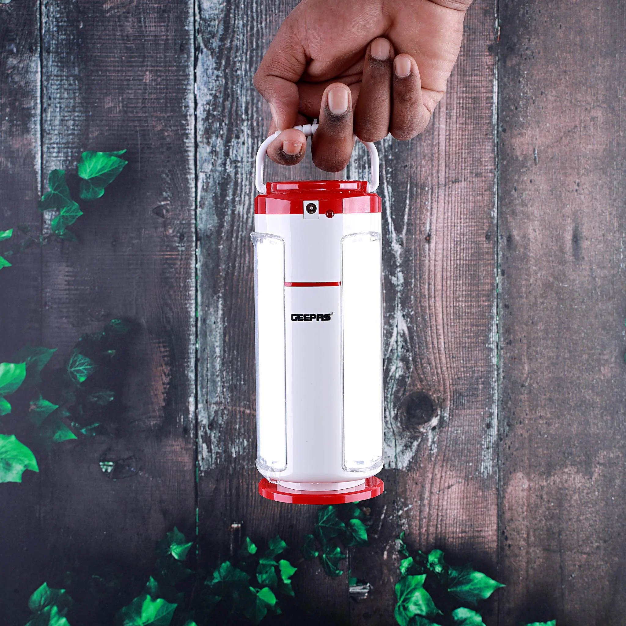 Geepas GE53023 Rechargeable LED Lantern |7 Hours Runtime| 5.6V Long-Lasting Battery| 360° Bright Lighting| Overcharge Protection| Ideal for Emergencies | 2 Years Warranty - Image 3