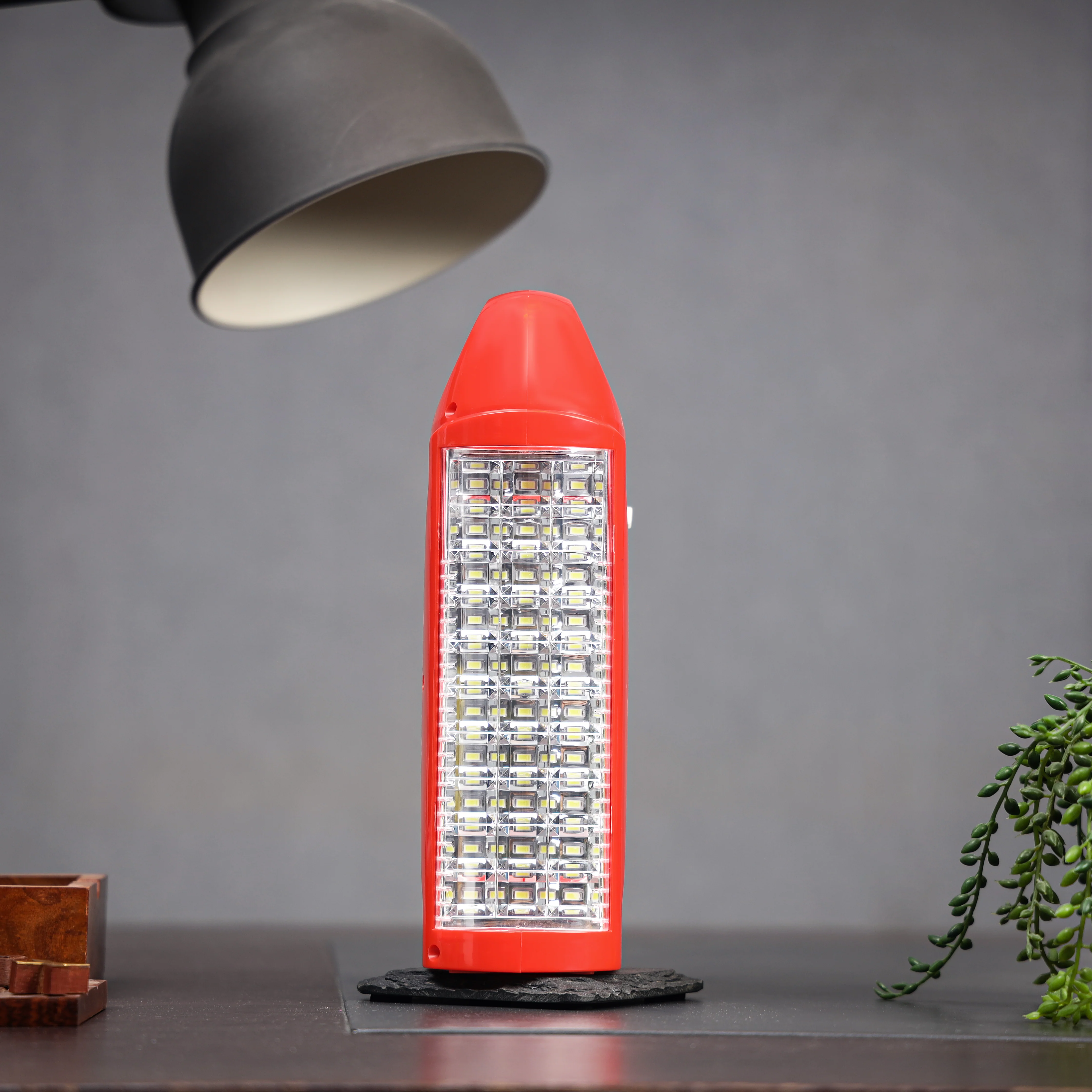 Geepas GE5566 Rechargeable 2PC LED Lantern | 60 Hours Working Time| Energy Efficient Dual-Side LEDs| Auto Power Failure Light| For Home & Outdoor Use| 2 Years Warranty - Image 3