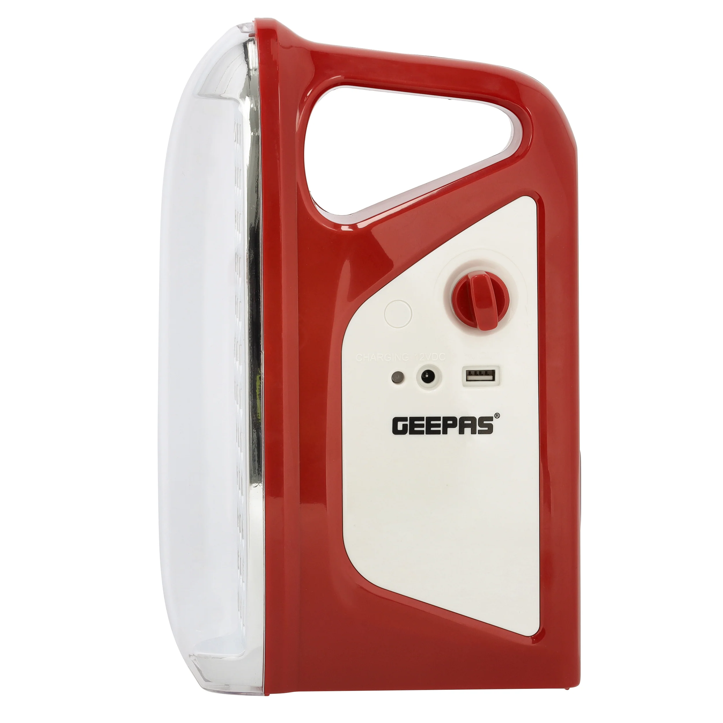 Geepas GEFL4664 Rechargeable Lantern & Torch | 2-in-1 Emergency Lighting with 200 Hours Working | 36PCS SMD LED| Solar Charging | Light Dimmer |   2 Years Warranty - Image 5