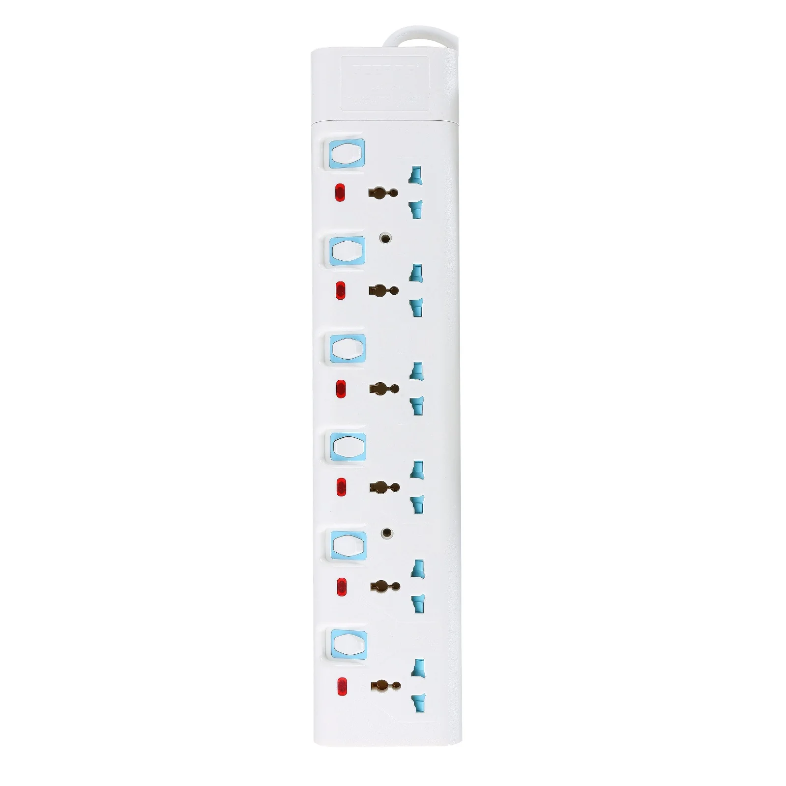 Geepas GES4093 6-Way Extension Socket | Individual Switches | 3m Heavy-Duty Power Cord | 13A Overcurrent Protection | Fireproof Body & UK Fused Plug | 2-Year Warranty - Image 5