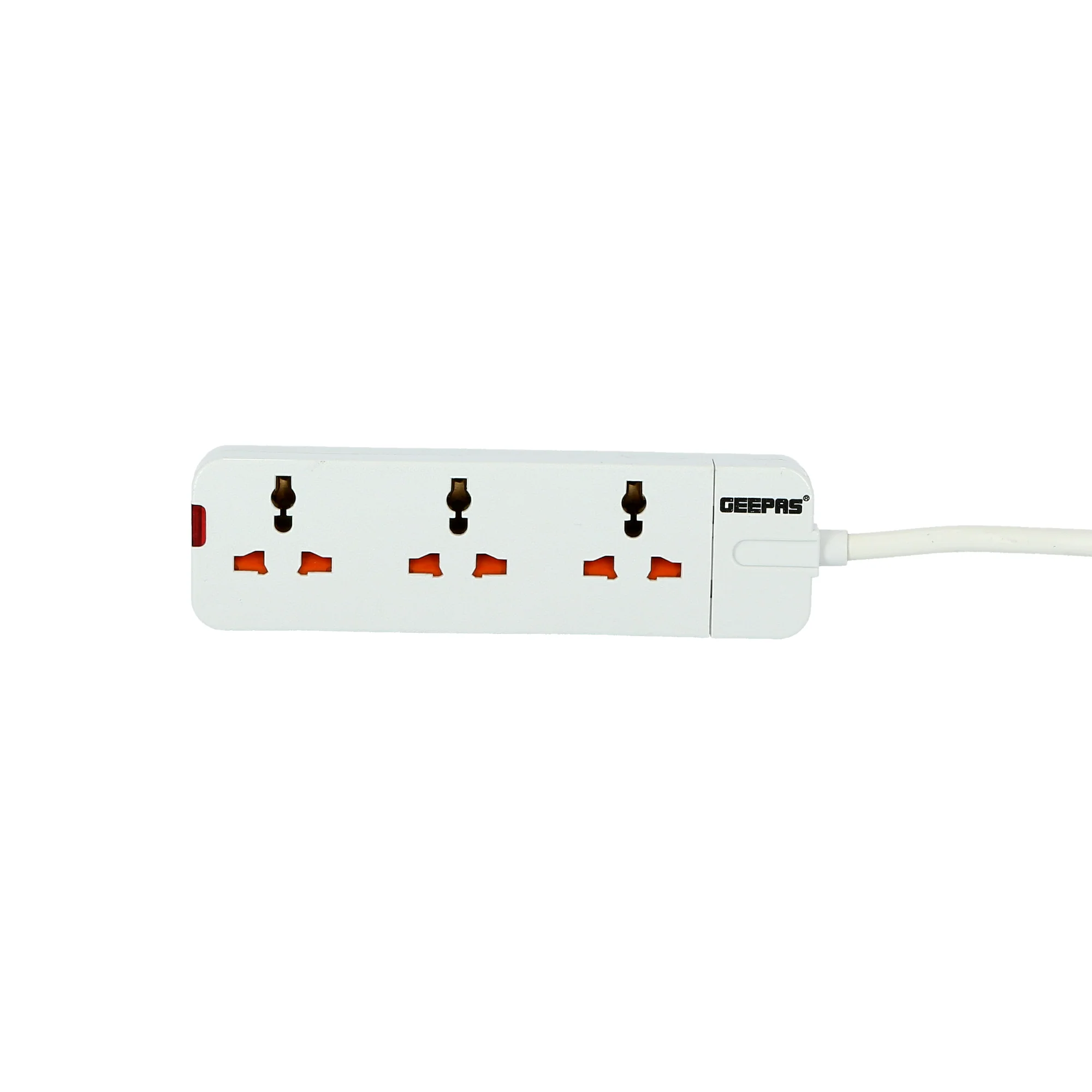 Geepas 3 Way Extension Socket 13A | Multiple Device Charging with Child Safety Covers, 3m Extra Long Cord, Over Current & Fire Protection | Ideal for Home & Office - Image 5