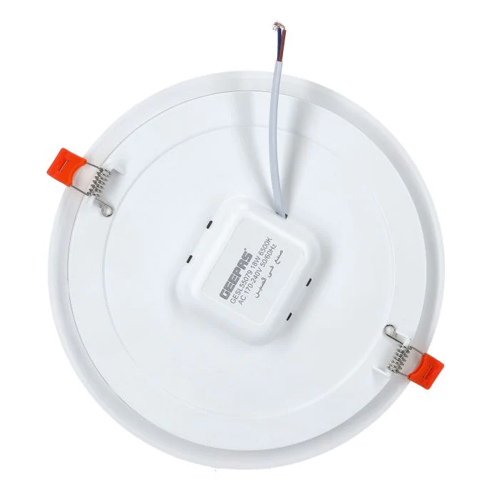 Geepas GESL55079 Slim Downlight 18W - 80% Energy Saving SMD Led with Natural Cool White 6500K | Long Life 50,000 Burning Hours | 1 Years Warranty - Image 3