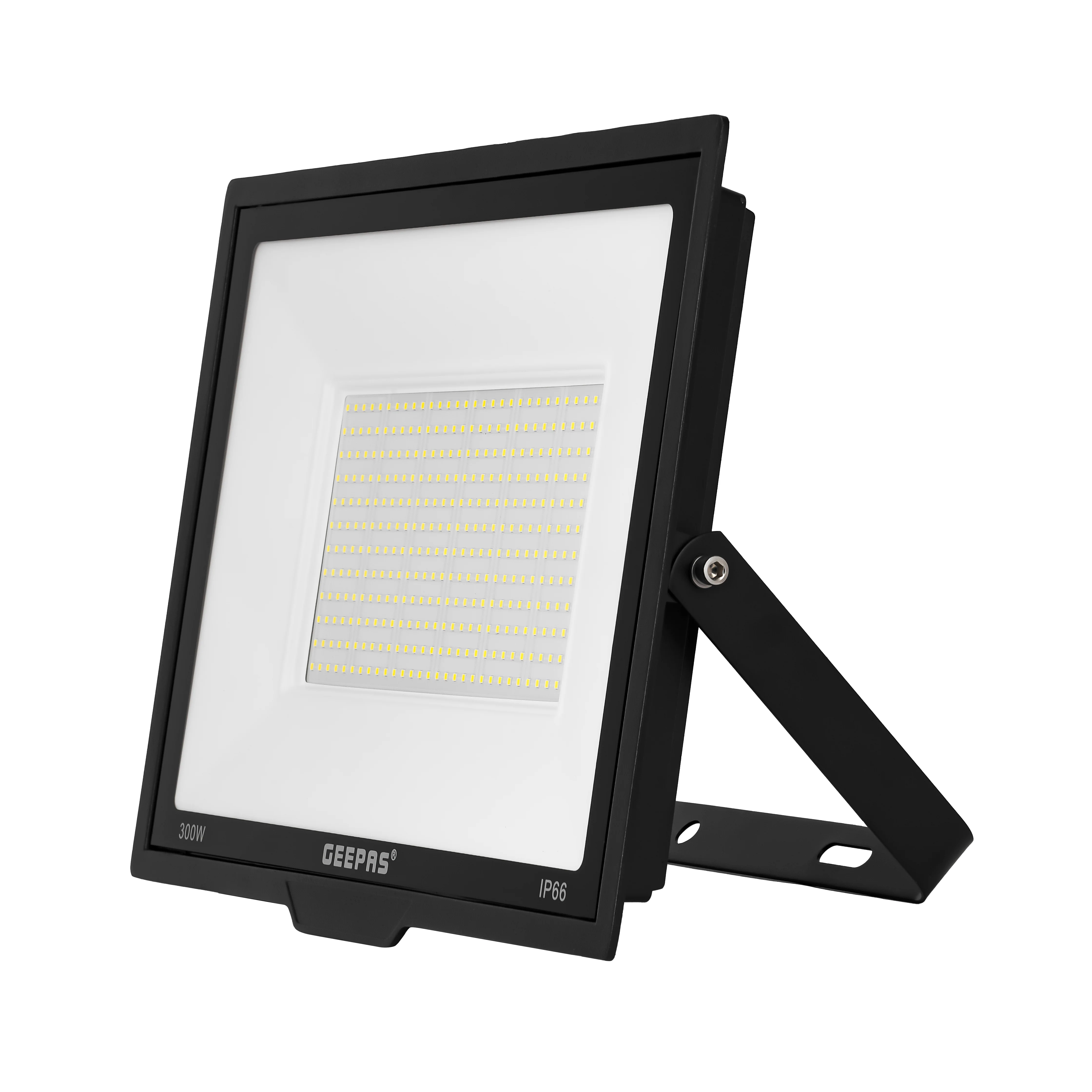 Geepas 300 W LED Flood Light- GESL55122| 27000 Lumens and 6500 K Color Temperature| 80% Energy Efficient LED Light, Perfect for Outdoor Spaces,2 Year Warranty, Black - Image 3