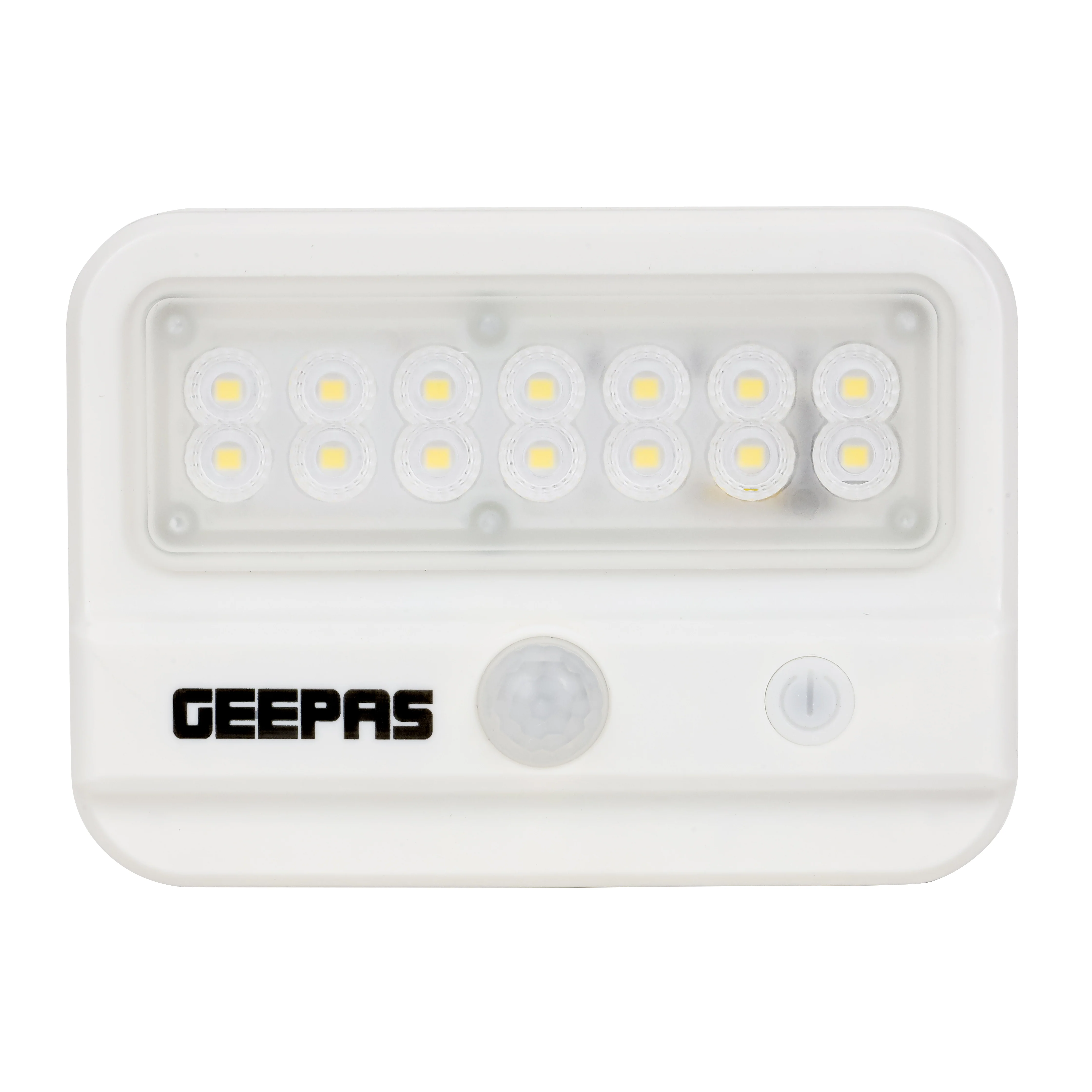 Geepas Solar LED Wall Light, GESL55144, Energy-efficient, motion sensor, and dual modes, IP54 waterproof, ideal for patios, 10-12 hour working, 2-years warranty - Image 2