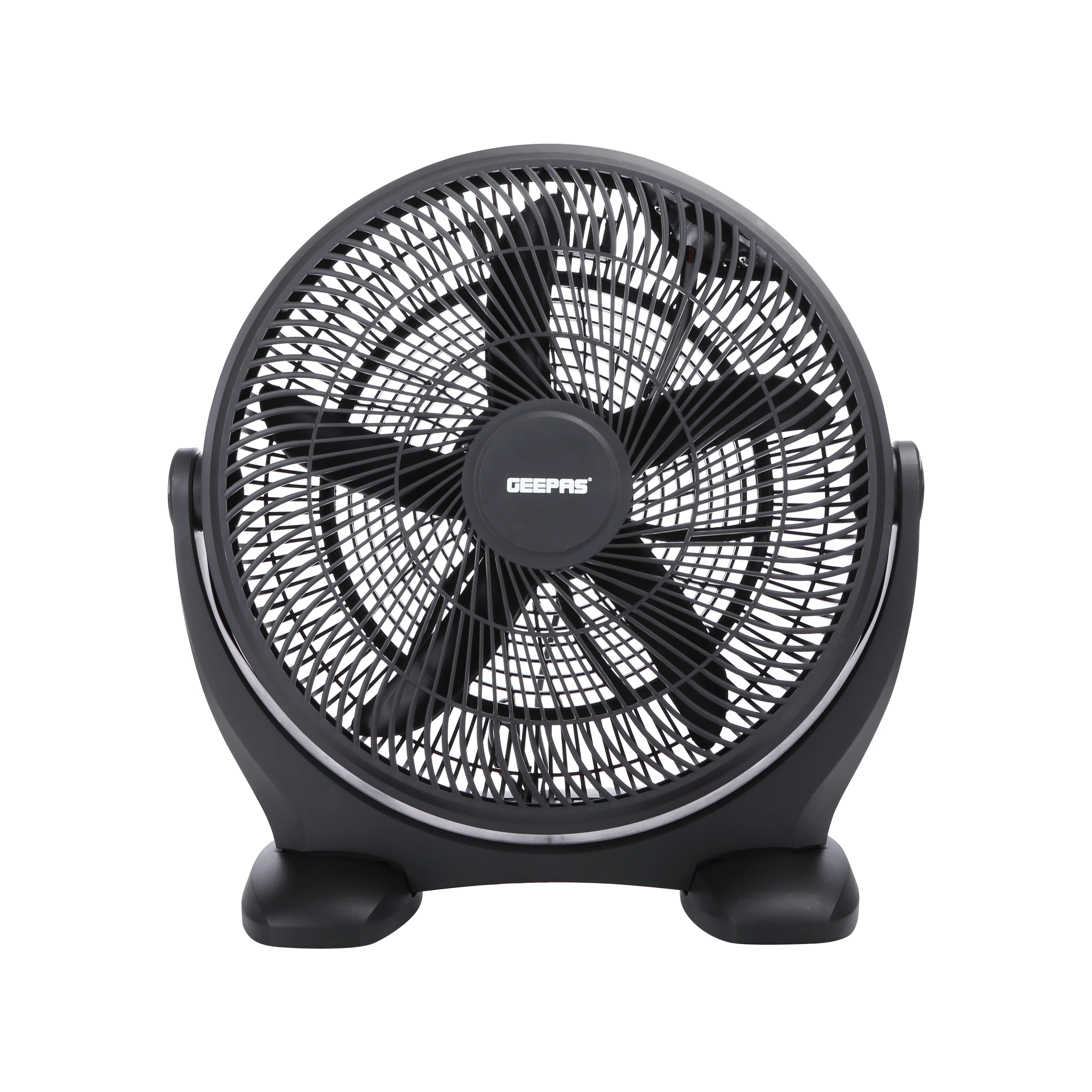 Geepas GF21138 18-Inch Box Fan | Powerful 5-Blade Design | Adjustable 3-Speed Settings | Energy Efficient Cooling | Quiet Operation for Home & Office| 2 Years Warranty