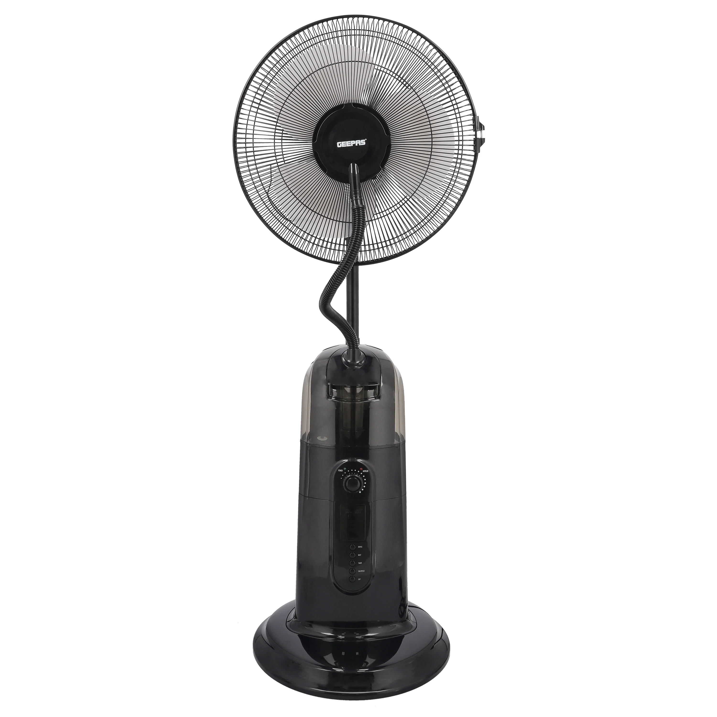 Geepas GF21161 16-Inch Mist Fan with LCD Display | 3 Wind Speeds| 3 Cooling Modes| 7.5-Hour Timer| 2L Water Tank| Remote Control| 100% Copper Motor| 2 Years Warranty - Image 4