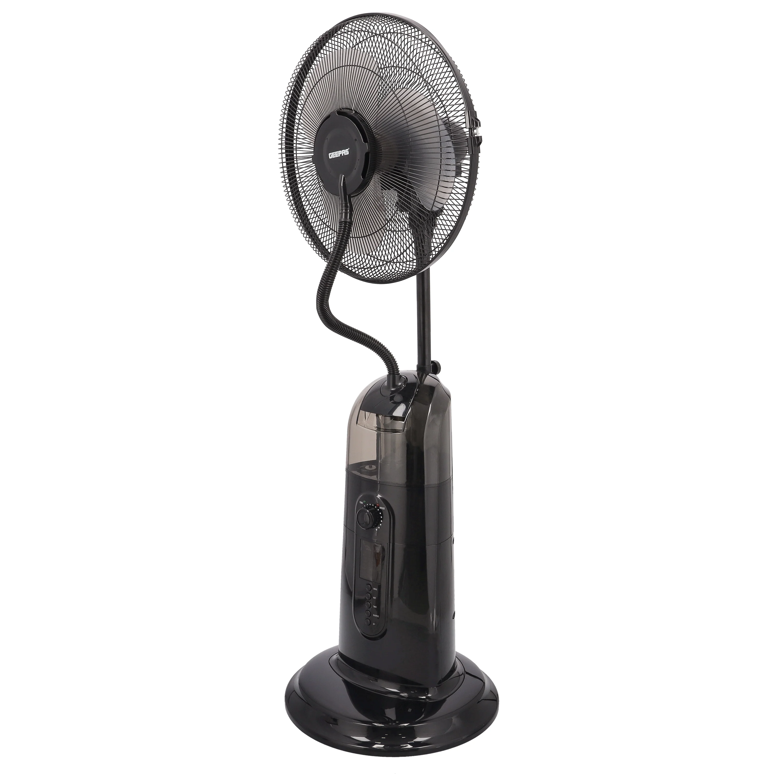 Geepas GF21161 16-Inch Mist Fan with LCD Display | 3 Wind Speeds| 3 Cooling Modes| 7.5-Hour Timer| 2L Water Tank| Remote Control| 100% Copper Motor| 2 Years Warranty - Image 5