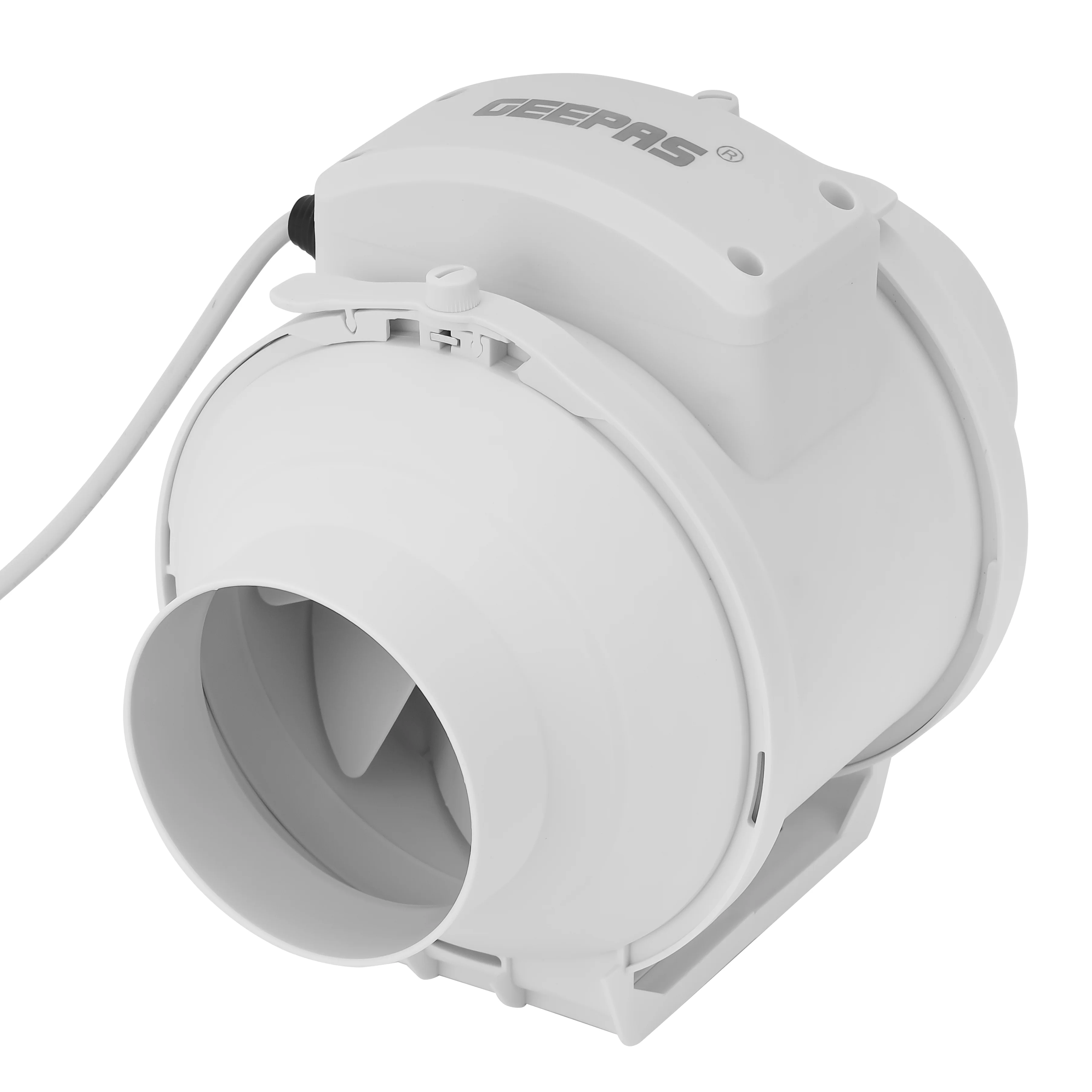 Geepas GF21191 4-Inch Inline Exhaust Fan | Low Noise Ventilation Fan with 2 Speed Settings| 23 W Powerful Motor| Durable Design | Rust-Free Body | 2 Years Warranty - Image 3