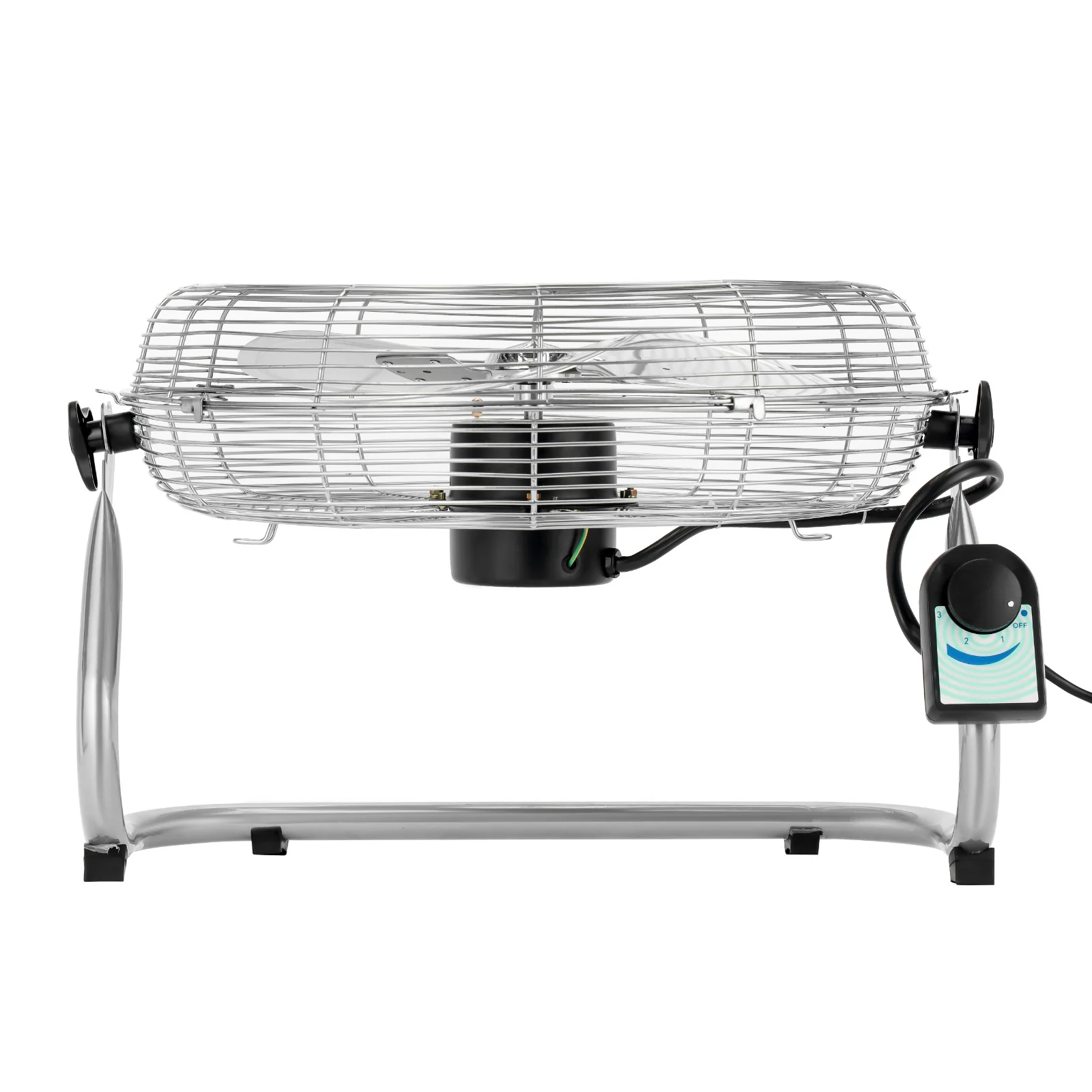 Geepas GF21196 18 Inch Industrial Metal Floor Fan | 150W Copper Motor| Durable Metal Blades | Adjustable Height | Robust Airflow | Energy Efficient | 2 Years Warranty - Image 4