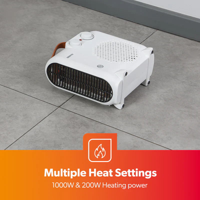 Geepas Fan Heater GFH28547 |3 Modes: Cool, Warm & Hot Wind |2 Power Options: 1000W/2000W |Adjustable Thermostat, Safety Fuse |Ideal for Homes & Offices | 2-Year Warranty - Image 7