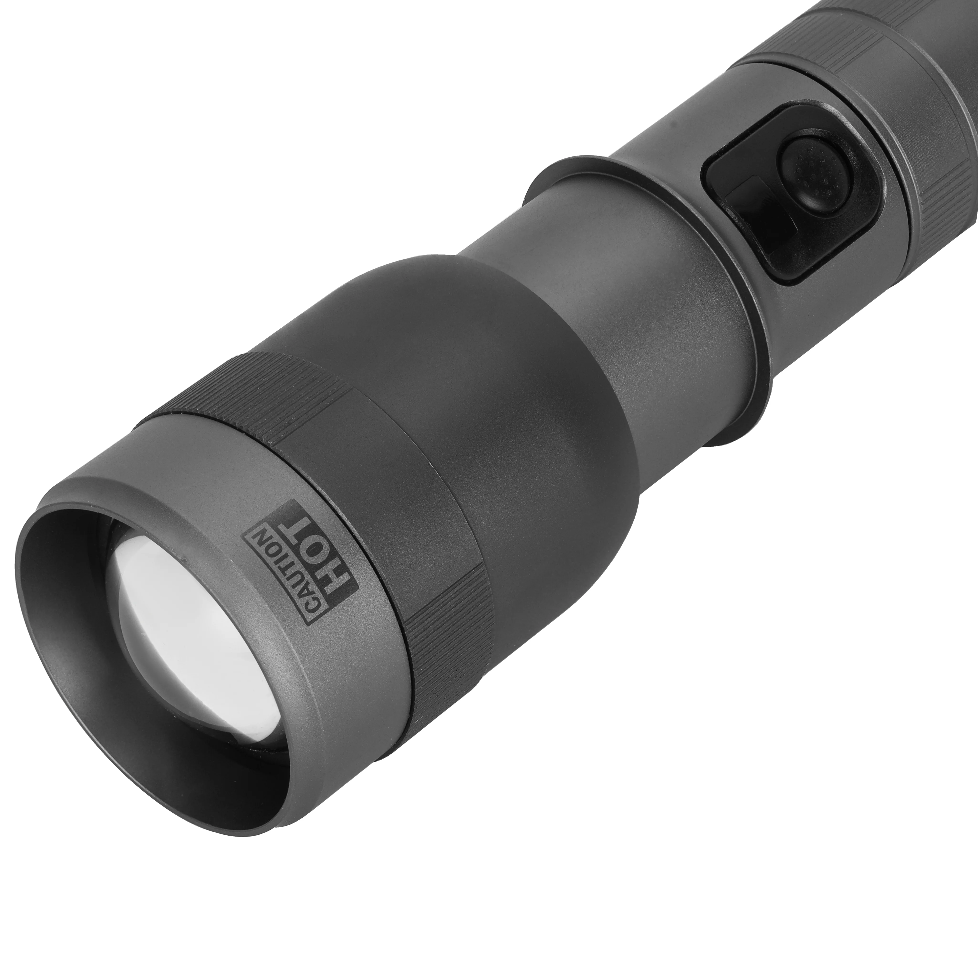 Geepas GFL3874Z 60W Digital Zoomable LED Flashlight | 3000 Lumens Rechargeable Torch with 5000mAh Battery | Type-C Charging | Aluminium Body | Long Runtime | Outdoor Use - Image 3