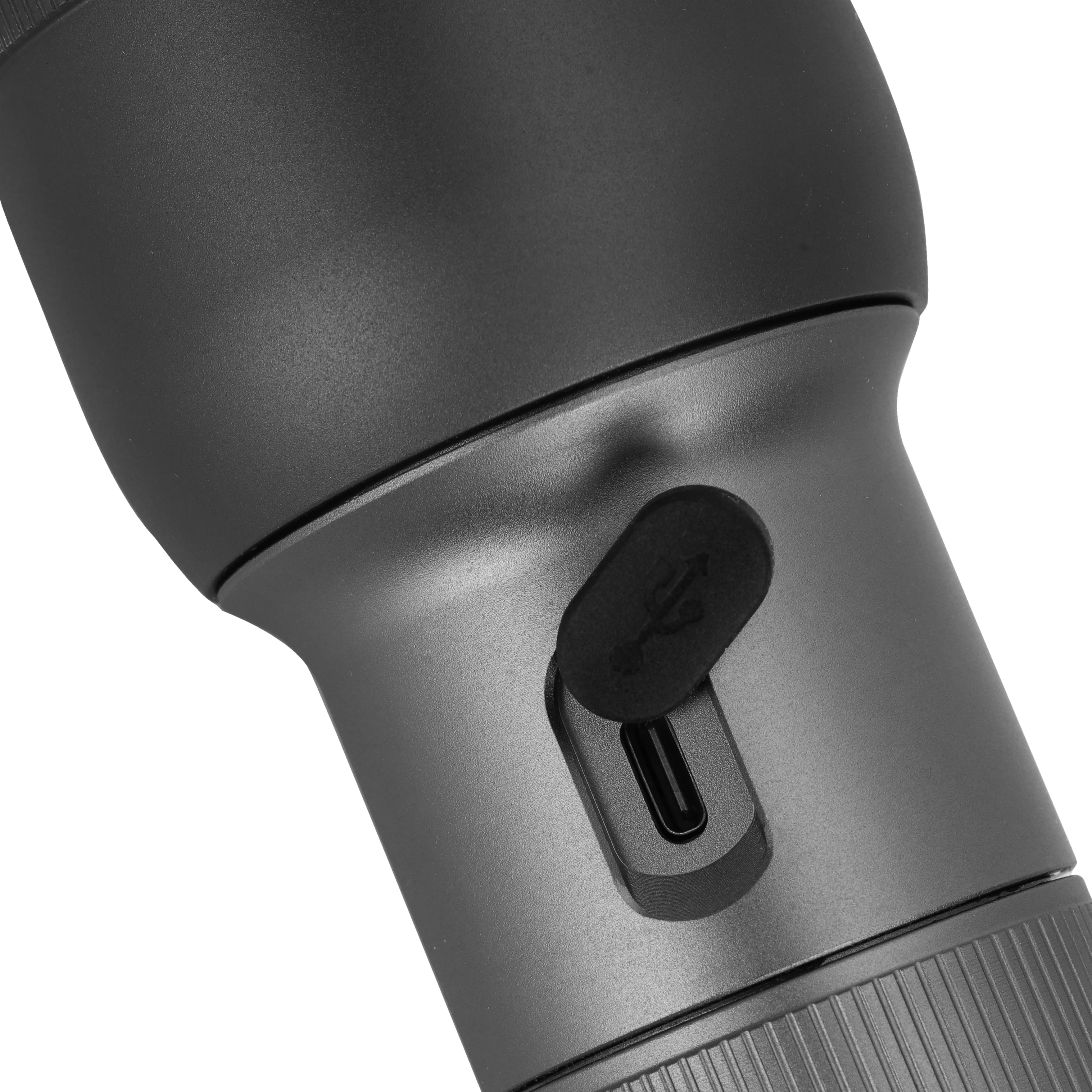 Geepas GFL3874Z 60W Digital Zoomable LED Flashlight | 3000 Lumens Rechargeable Torch with 5000mAh Battery | Type-C Charging | Aluminium Body | Long Runtime | Outdoor Use - Image 5