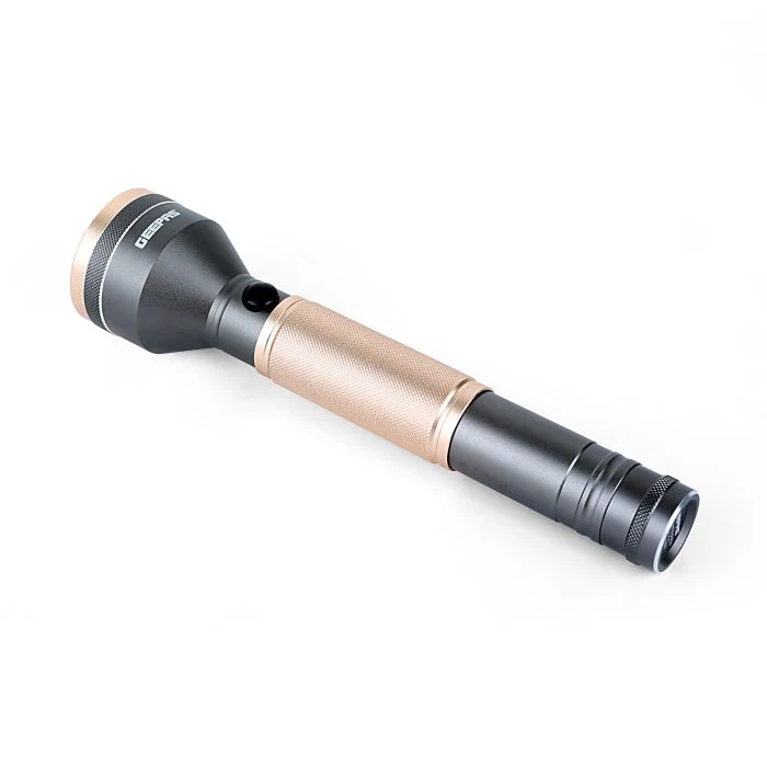Geepas GFL4666 Rechargeable LED Flashlight with Power bank | 1 Pcs Hyper Bright CREE-XPE2 LED Torch LED | 2000 mAh Battery | Powerful Torch with Power Bank Ideal for Camping, Hiking, Trekking & Outdoor Activities - Image 3