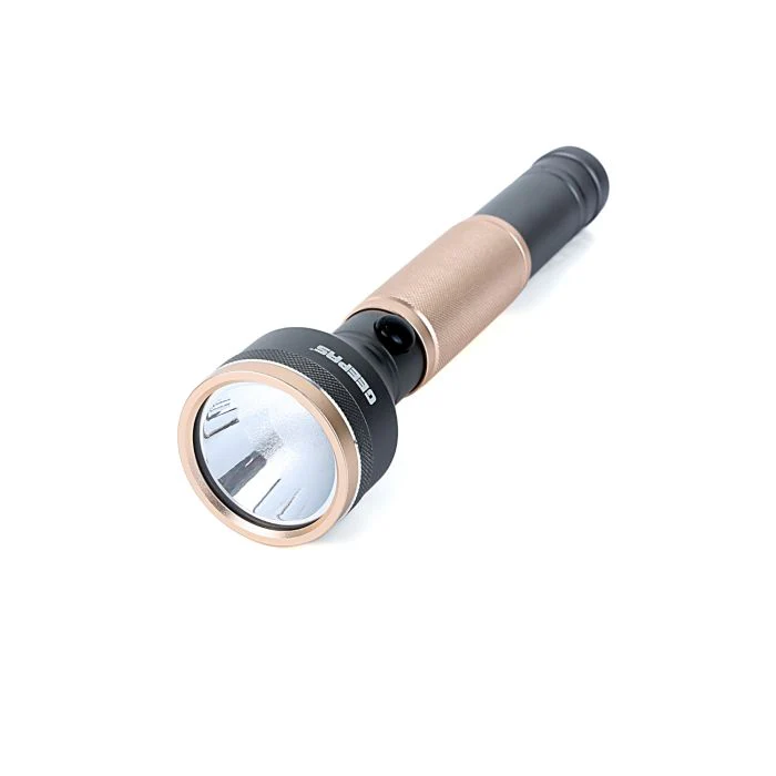 Geepas GFL4666 Rechargeable LED Flashlight with Power bank | 1 Pcs Hyper Bright CREE-XPE2 LED Torch LED | 2000 mAh Battery | Powerful Torch with Power Bank Ideal for Camping, Hiking, Trekking & Outdoor Activities - Image 4