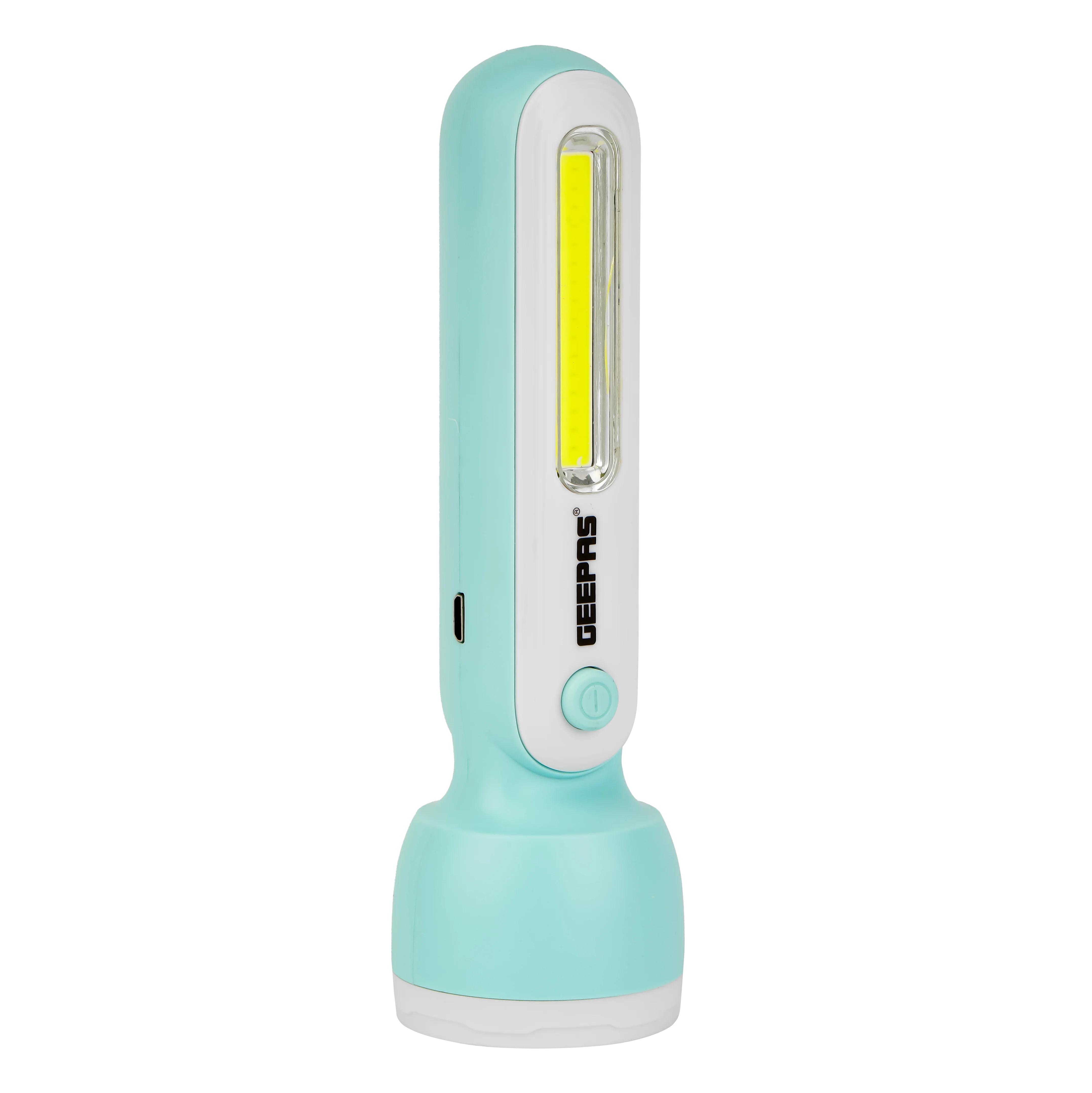 Geepas GFL51060 Rechargeable LED Torch |COB Side Light |  3.7V 800mAh Lithium Battery | Energy Efficient Design & Compact Emergency Flashlight  | 3 Hours working - Image 2