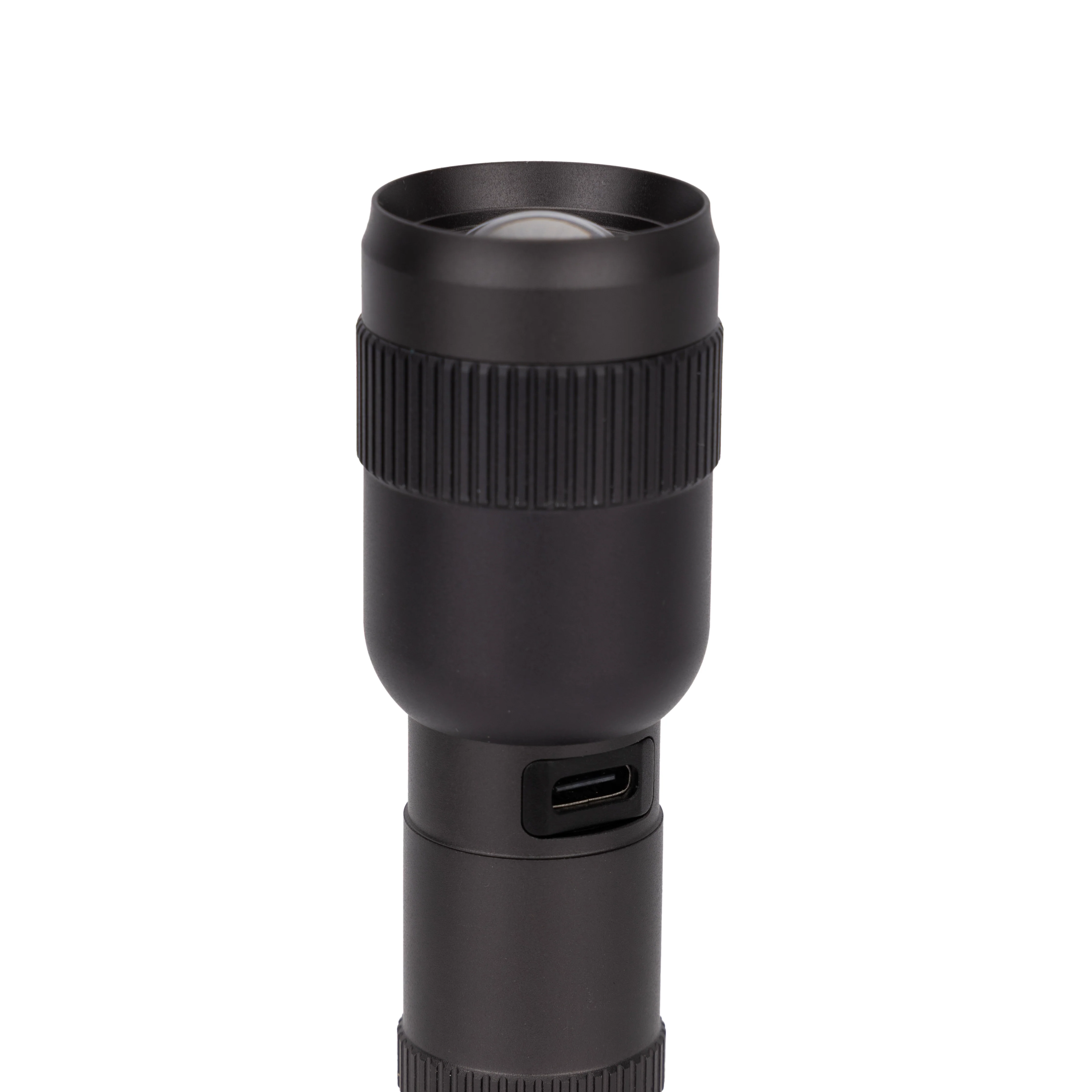 Geepas GFL51100Z 15W Zoomable Rechargeable LED Flashlight | 2000mAh Lithium Battery| 1000 Lumens Brightness & Type-C Charging | Suitable for Outdoor & Emergency Use - Image 4