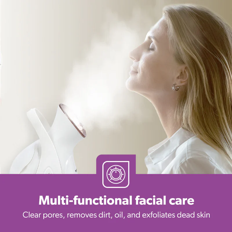 Geepas GFS63041 Facial Steamer | 280W Nano-Iconic Facial Steaming Device | 100ml Water Tank| One-Touch Operation| Rapid Mist in 50 Sec & Auto Shut-Off| 2 Years Warranty - Image 3