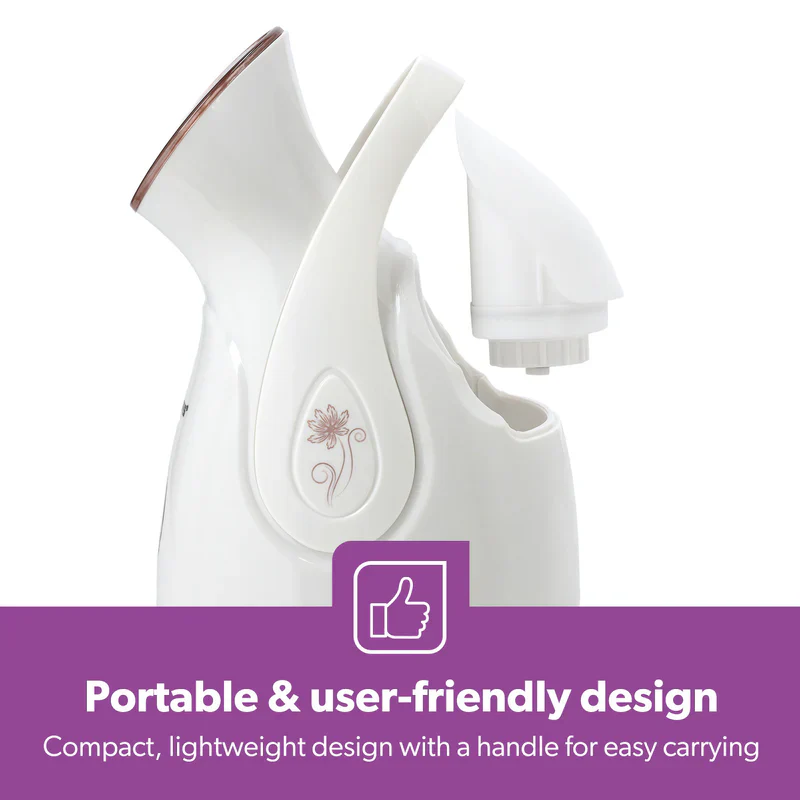 Geepas GFS63041 Facial Steamer | 280W Nano-Iconic Facial Steaming Device | 100ml Water Tank| One-Touch Operation| Rapid Mist in 50 Sec & Auto Shut-Off| 2 Years Warranty - Image 6