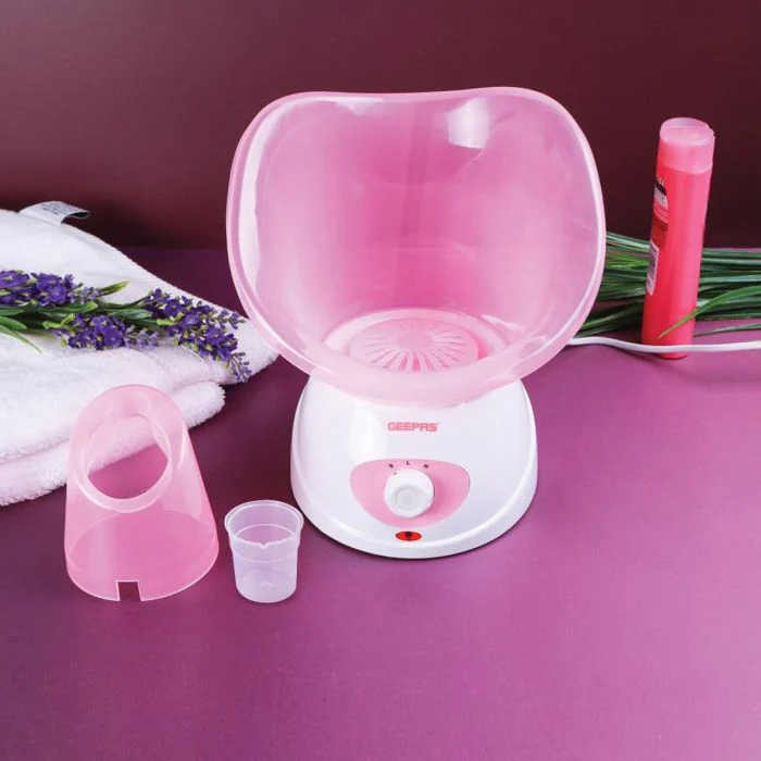 Geepas GFS8701 Facial Steamer | PTC Heating| 2 Steam Settings| 40ml Capacity| Face & Nose Mask| 130W Portable Facial Steaming Device for Deep Cleansing & Home Spa Care - Image 2