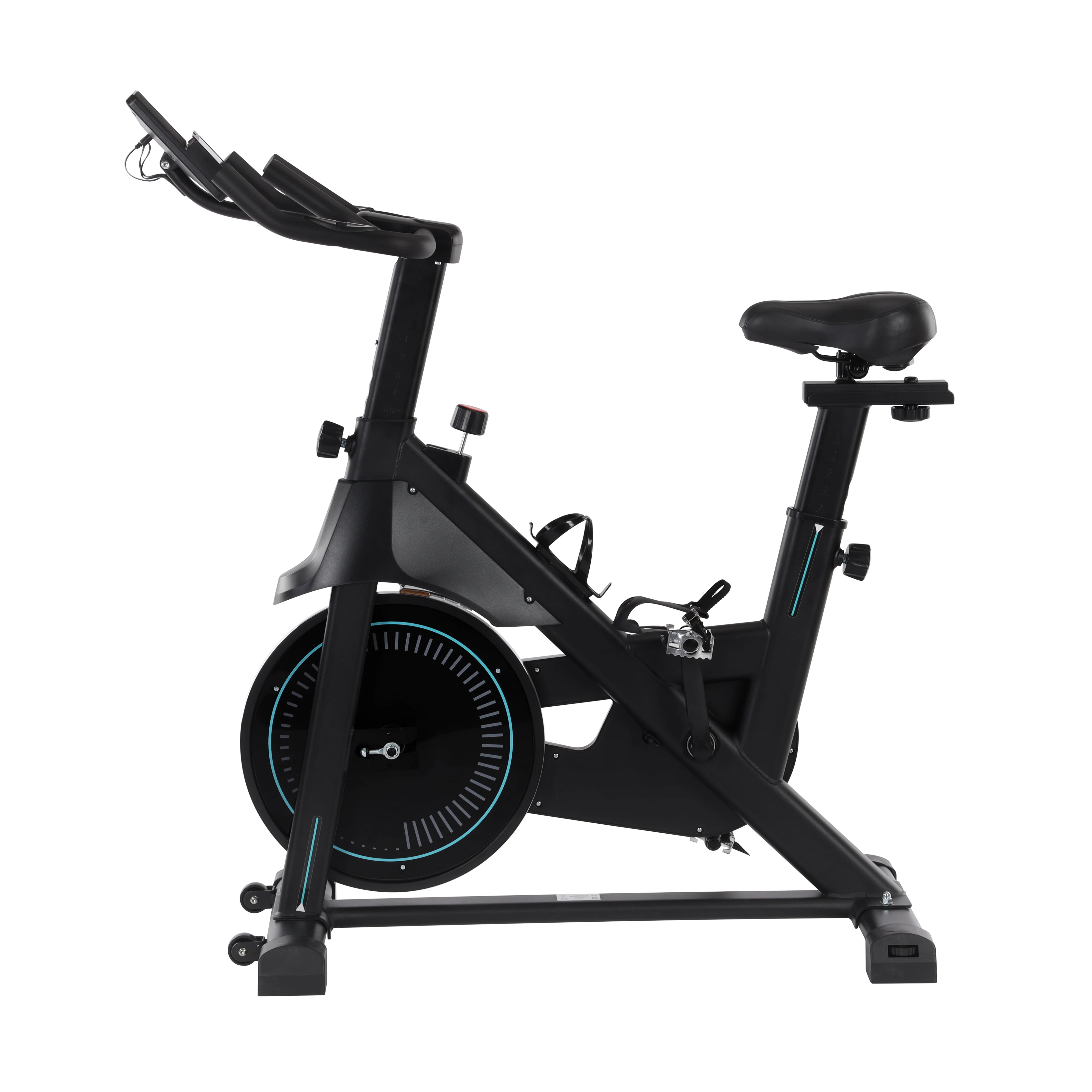 Geepas GFT90005 Bluetooth Spin Bike | Magnetic Brake System| Heart Rate Sensor| Adjustable Resistance| Digital Display| 6KG Flywheel | Low Noise | 2 Years Warranty - Image 3