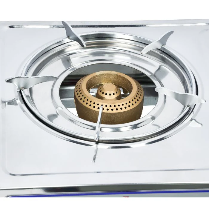 Geepas GGC31031 Stainless Steel Gas Cooker | 2 Powerful Cast Iron Burners with Auto Ignition | Strong & Durable Stainless Steel Body | Easy to Clean |2 Years Warranty - Image 6