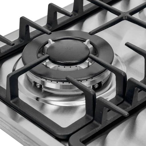 Geepas GGC31035 Stainless Steel Built-In Gas Hob | Italian Design Burners with Auto Ignition | Cast Iron Pan Support | Strong Stainless Steel Body | 2 Years Warranty - Image 5