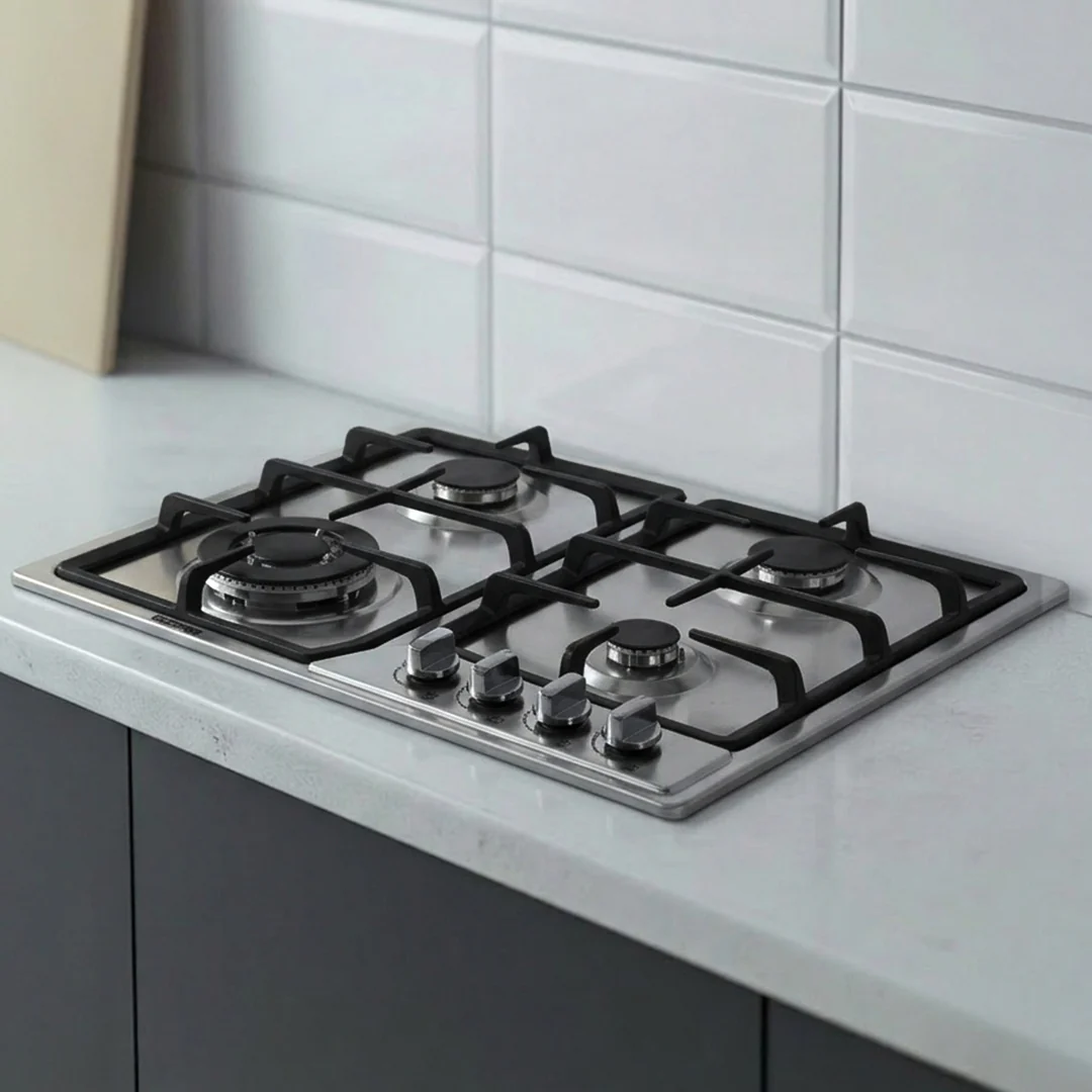 Geepas GGC31051FFD Built-in Stainless Steel Gas Hob | 4 High-Performance Burners | Auto Ignition System | Flame Failure Safety  | Durable Design | 2 Years Warranty - Image 7