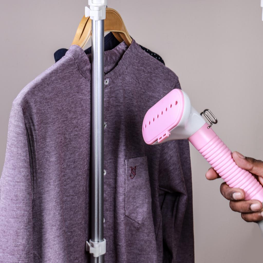 Geepas GGS9691 1800W Garment Steamer | 1.7L Water Tank| 3 Steam Settings | Ultra-Fast 45s Heat-Up | 40 Min Continuous Steam | Dual Telescopic Bars |  1 Year Warranty - Image 3