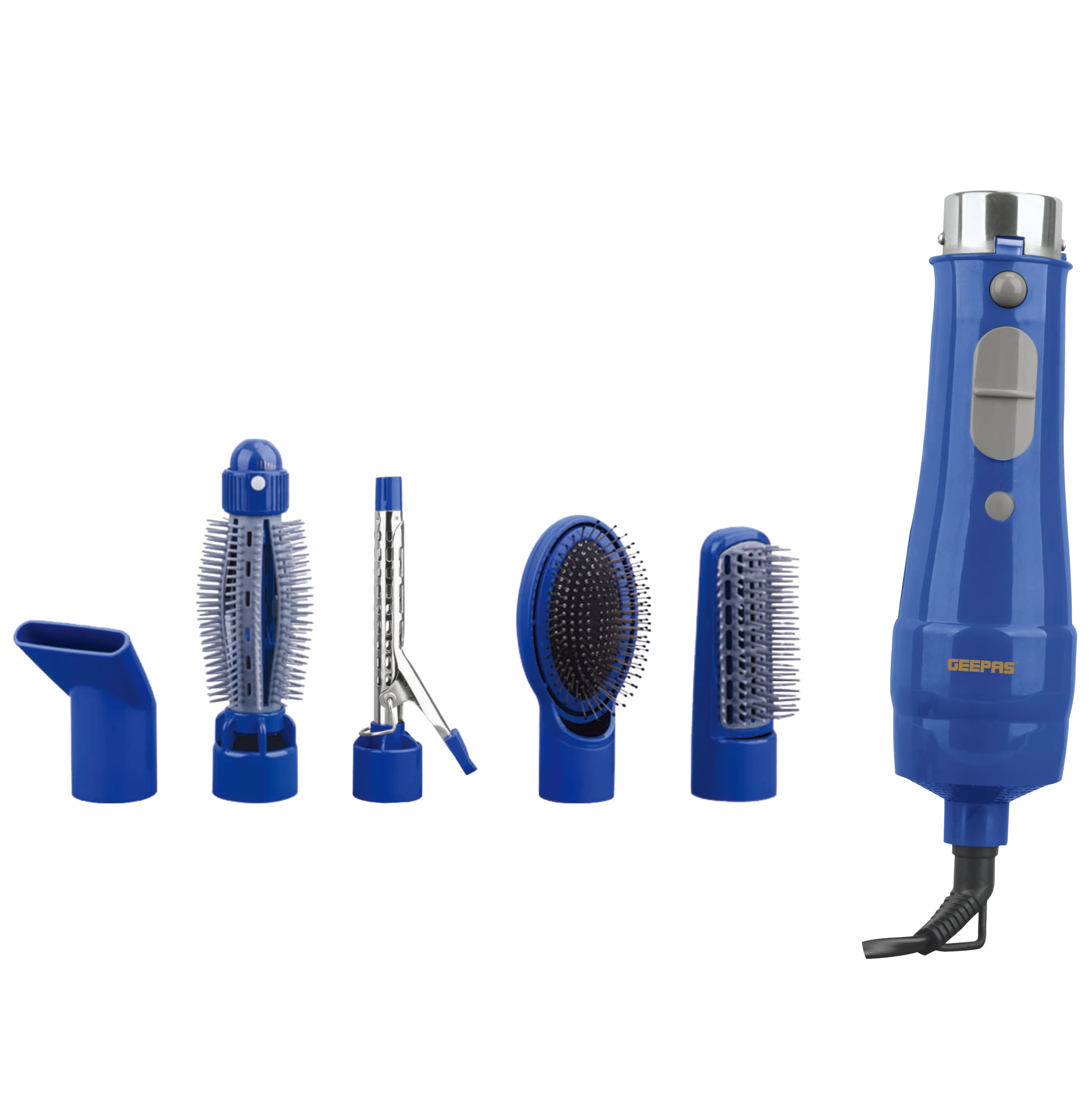 Geepas GH715 6-in-1 Hair Styler 750W - 2 Speed Settings, Overheat Protection, 360 Swivel Cord & Cool Function - Multi-Functional Salon Hair Styler | 2 Years Warranty - Image 3