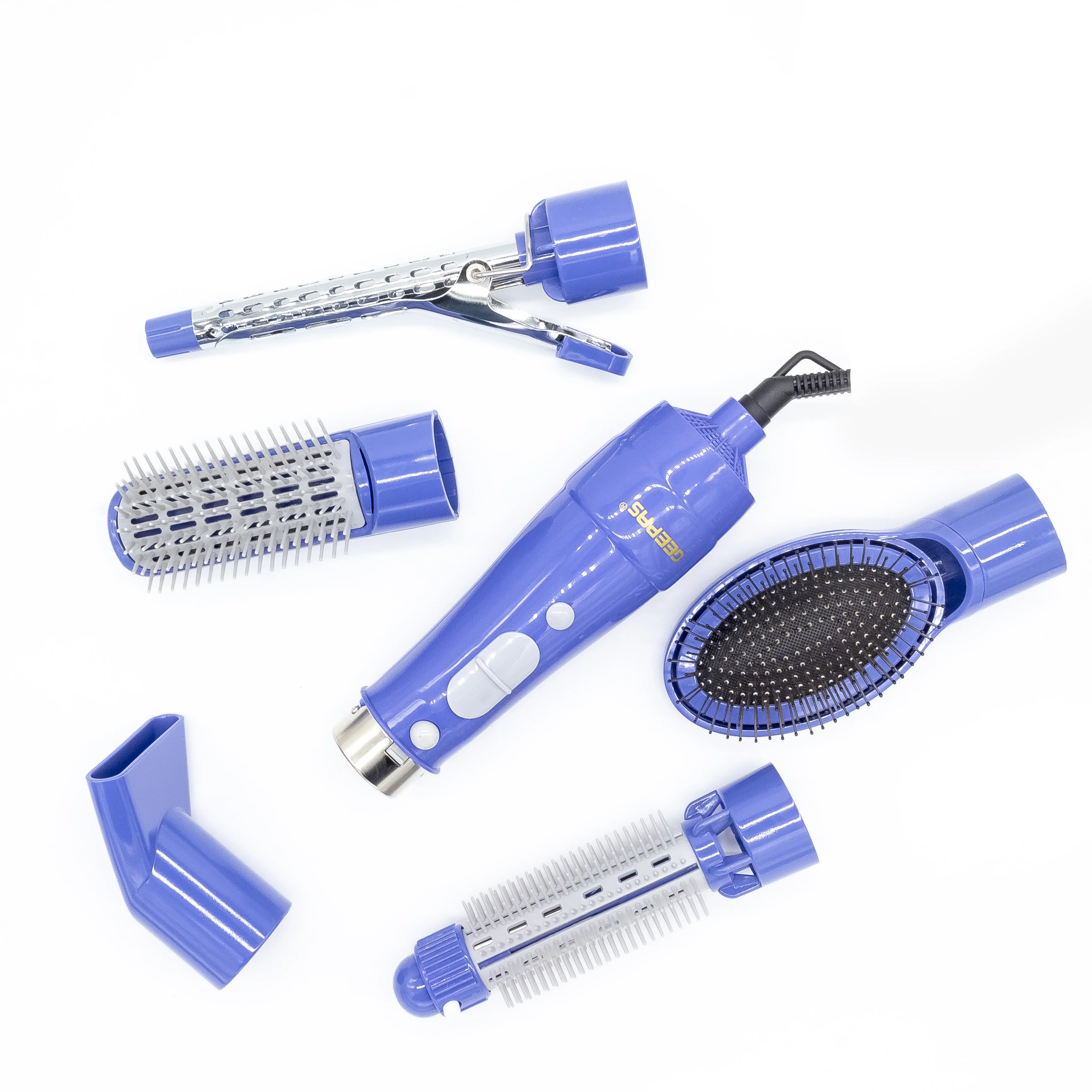 Geepas GH715 6-in-1 Hair Styler 750W - 2 Speed Settings, Overheat Protection, 360 Swivel Cord & Cool Function - Multi-Functional Salon Hair Styler | 2 Years Warranty - Image 4