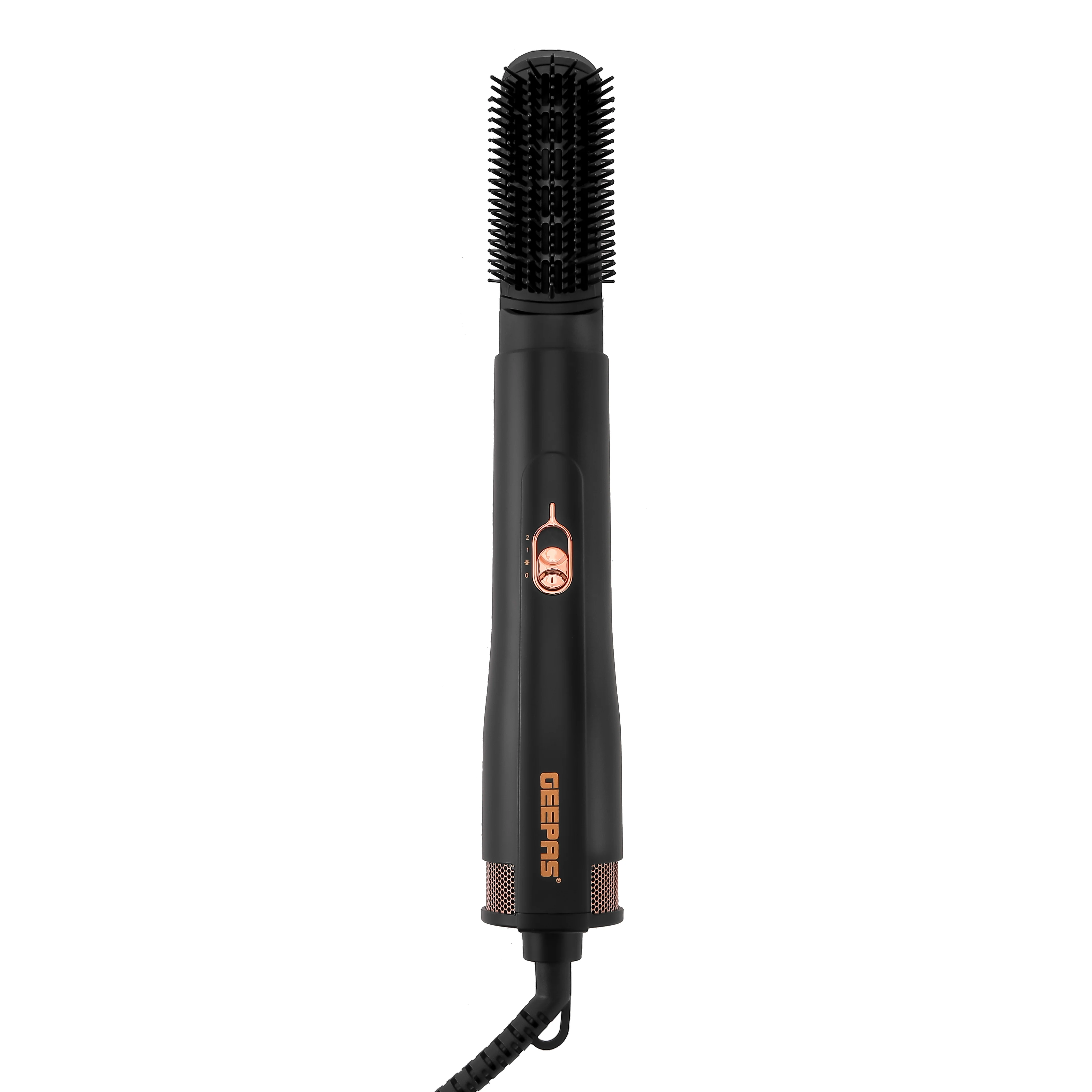 Geepas GH86067 4-in-1 Hair Styler | 1200W Power | Ceramic Coating Comb| 3 Heat & Speed Settings | Oval Design | Bottom Airflow Vents| 360° Swivel Cord|  2-Year Warranty - Image 5