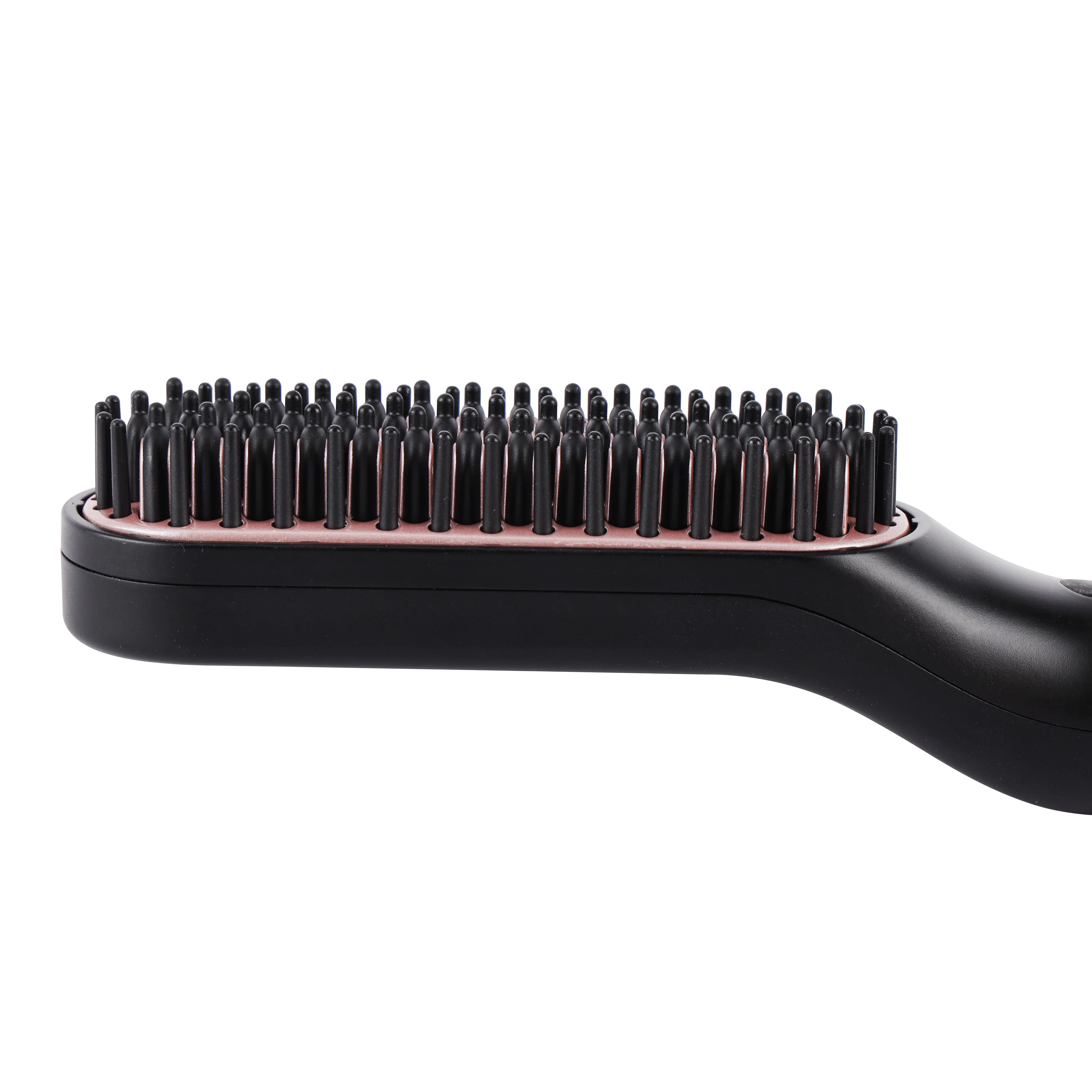 Geepas GHBS86066 Hair Straightening Brush | Beard & Hair Styler with LED Indicator| 360° Swivel Cord| Adjustable Temperature 120–200°C| Hang Loop | 2-Year Warranty - Image 6