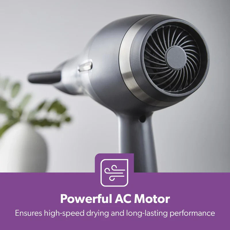 Geepas GHD86052UK Professional Ionic Hair Dryer | 2200W AC Motor | 3 Heat & 2 Speed Settings| Cool Shot | Ionic Function | Diffuser | Concentrator | 2 Years Warranty - Image 4