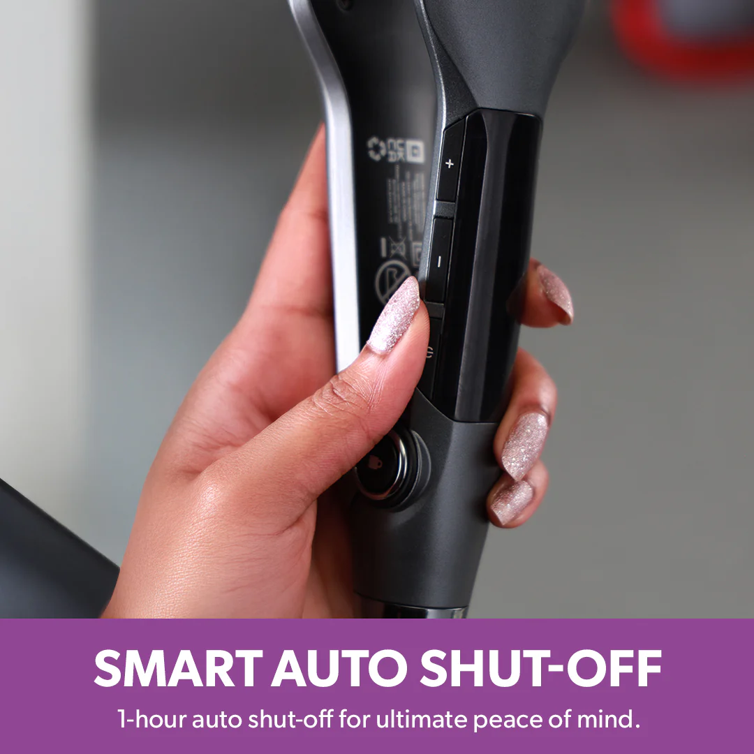 Geepas GHS86005 Digital Thermo-Ceramic Hair Straightener | LED Display | 230°C Heat| Floating Ceramic Plates| Fast Heat Recovery| Lockable Handle & Auto Shut Off Safety - Image 5