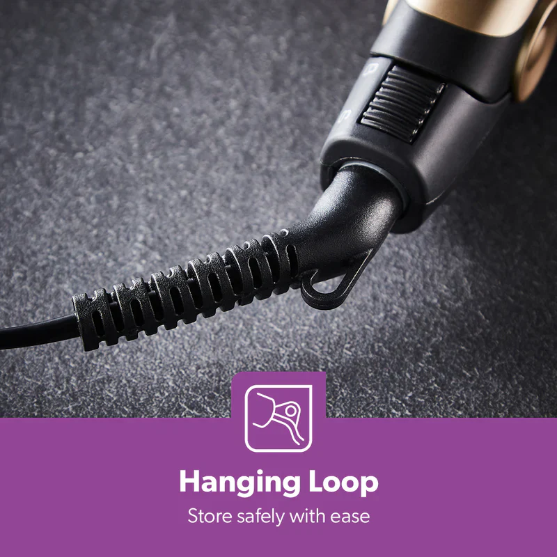 Geepas GHS86016 Hair Straightener | 28W Power| Ceramic Coated Plates| 200°C Max Temperature| PTC Heater | 360° Swivel Cord| Lockable Handle | 2 Years Warranty - Image 7